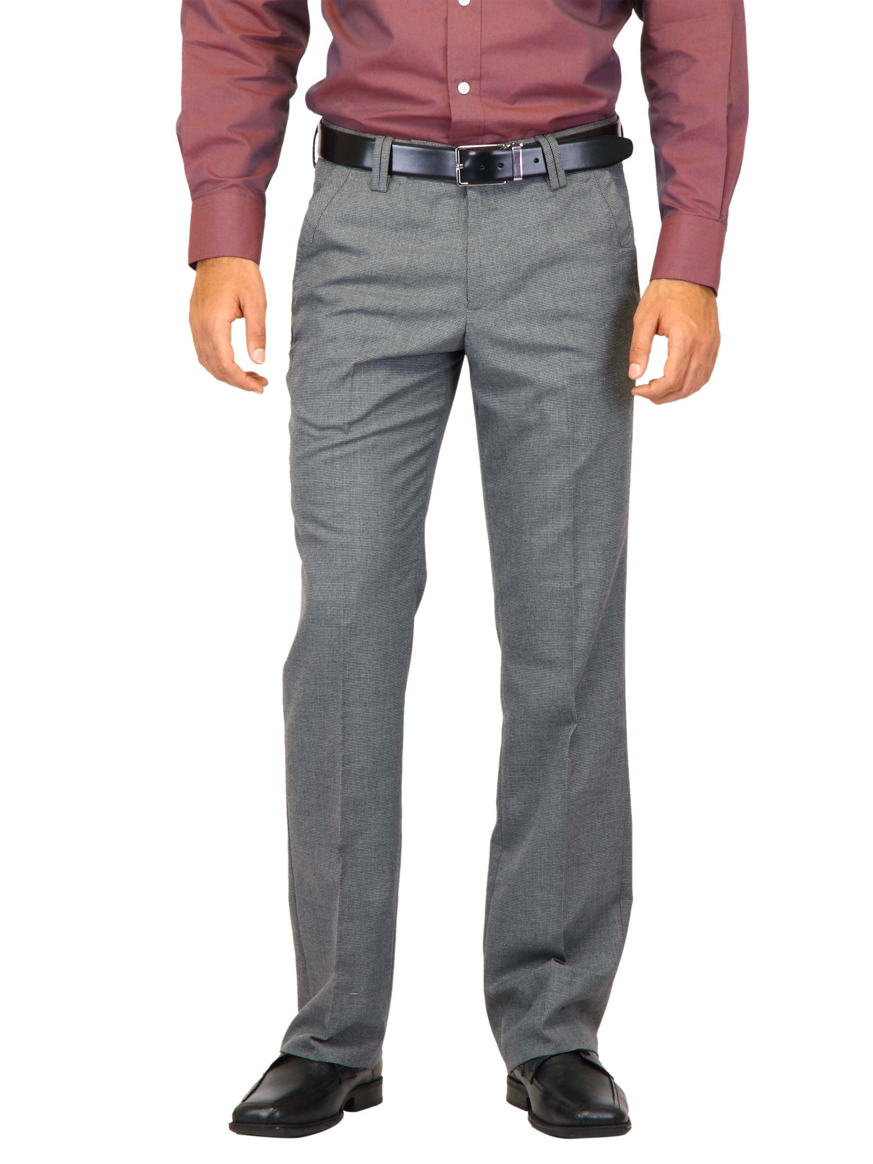 Indigo Nation Men TR Yarn Dyed Grey Trousers