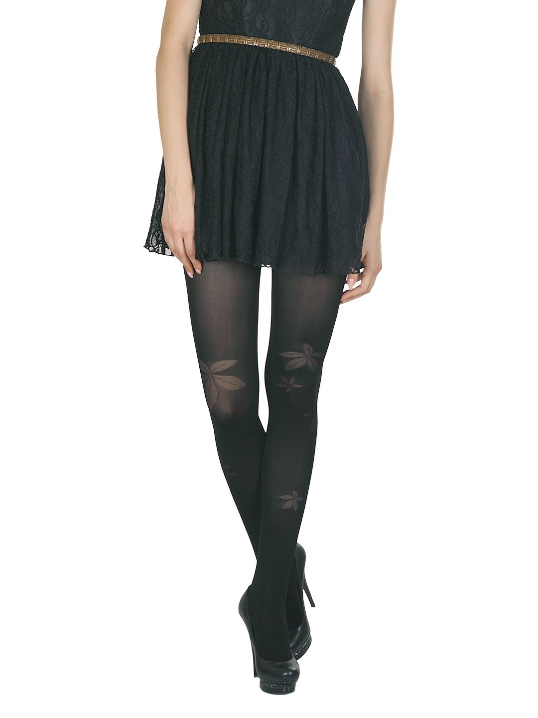 Femella Women Black Stockings