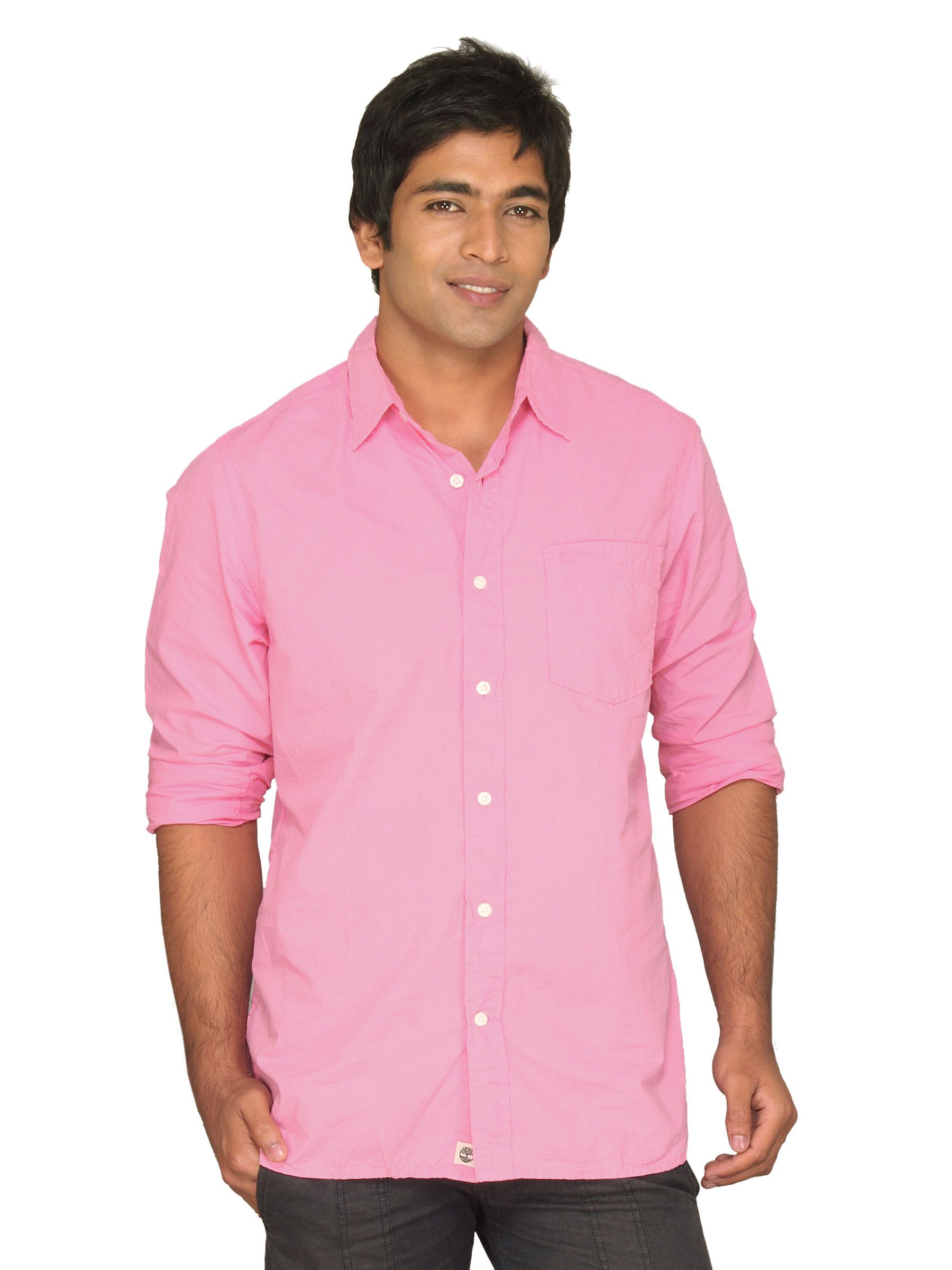 Timberland Men Claremont Popl Pink Shirt