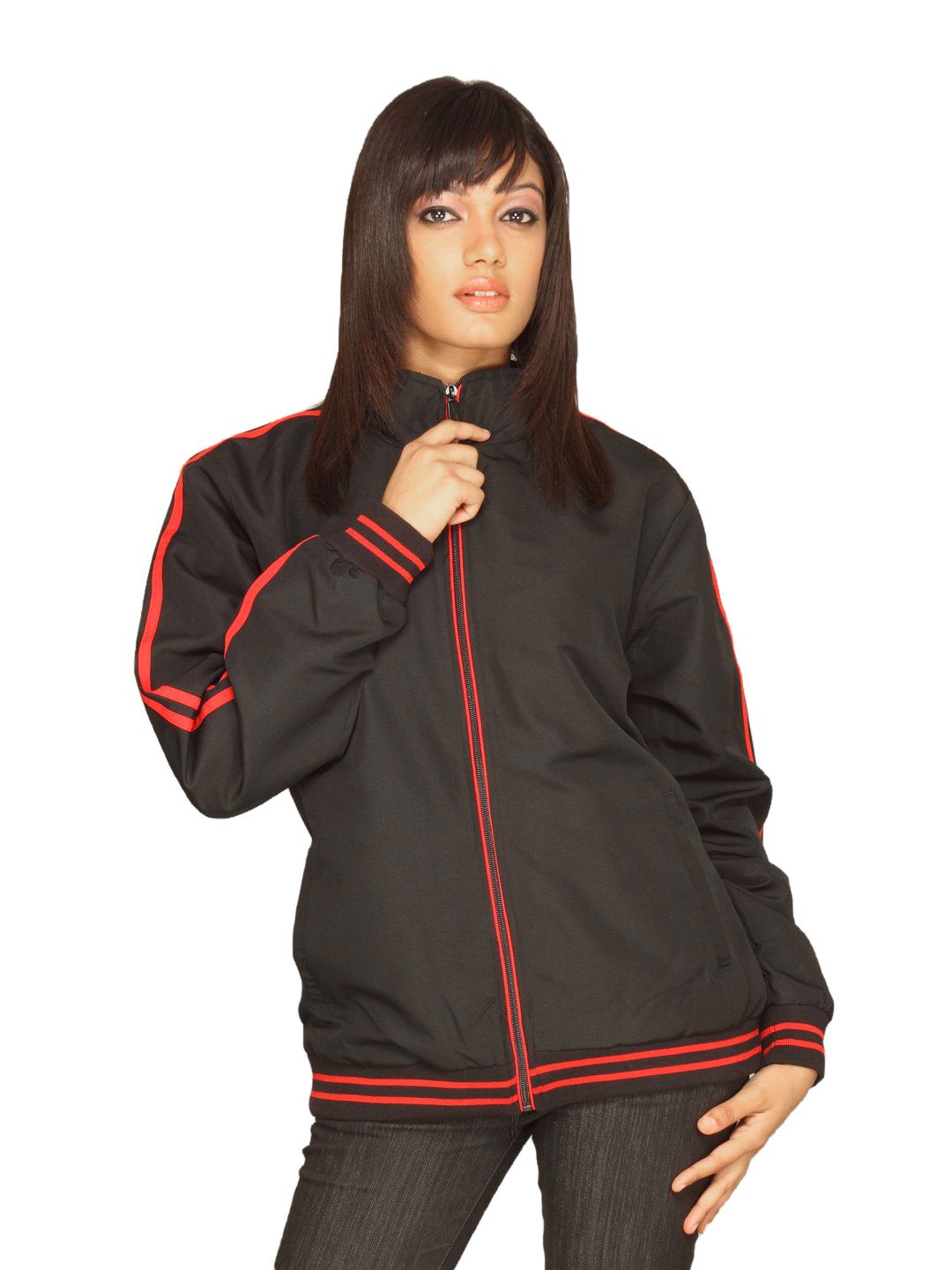 Reebok Knit Rib Women Black Jacket