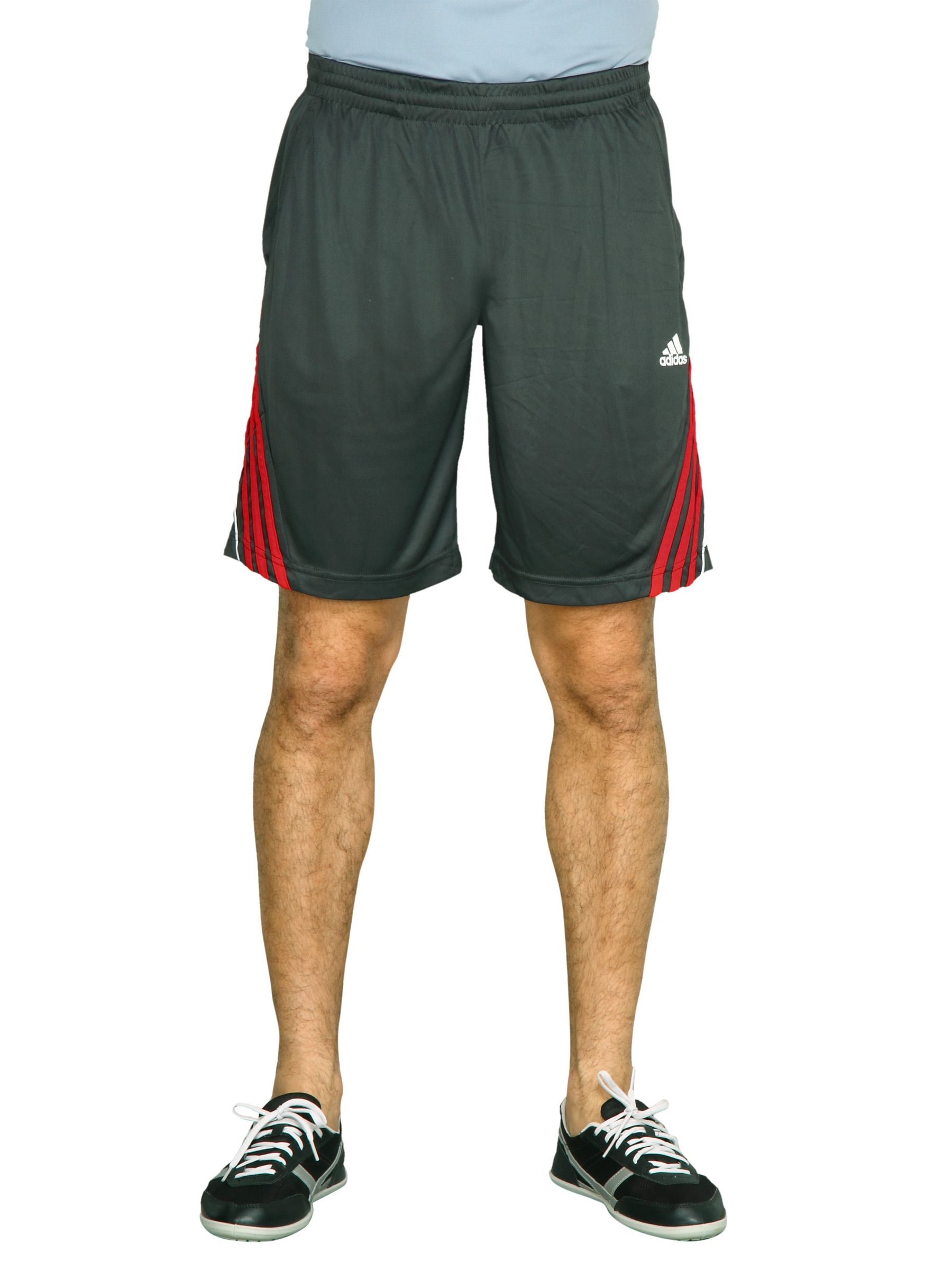 ADIDAS Men Adna 3s Shrt Kn Grey Shorts