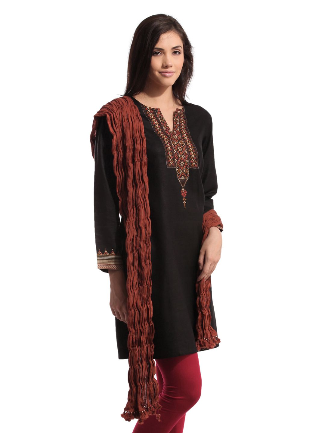 Fabindia Brown Dupatta