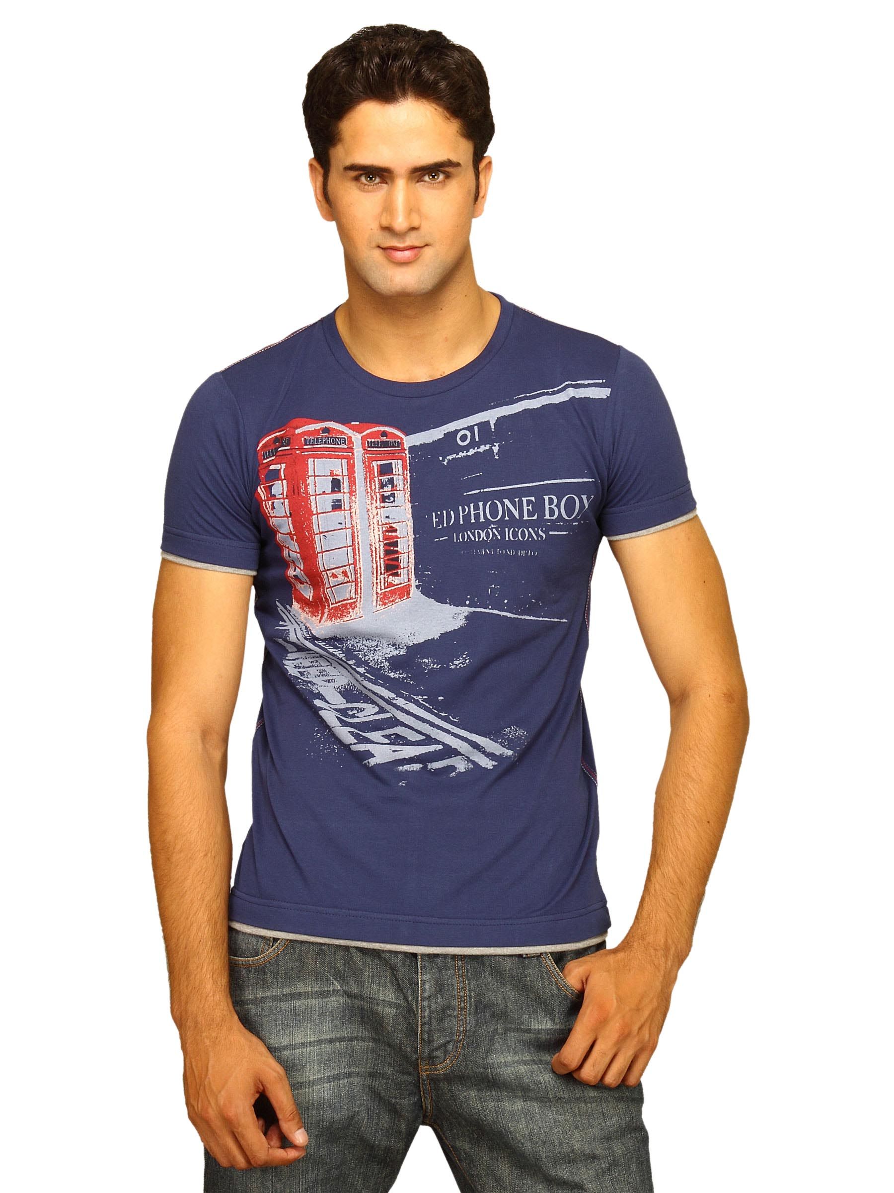 Status Quo Men's London Icon Navy T-shirt