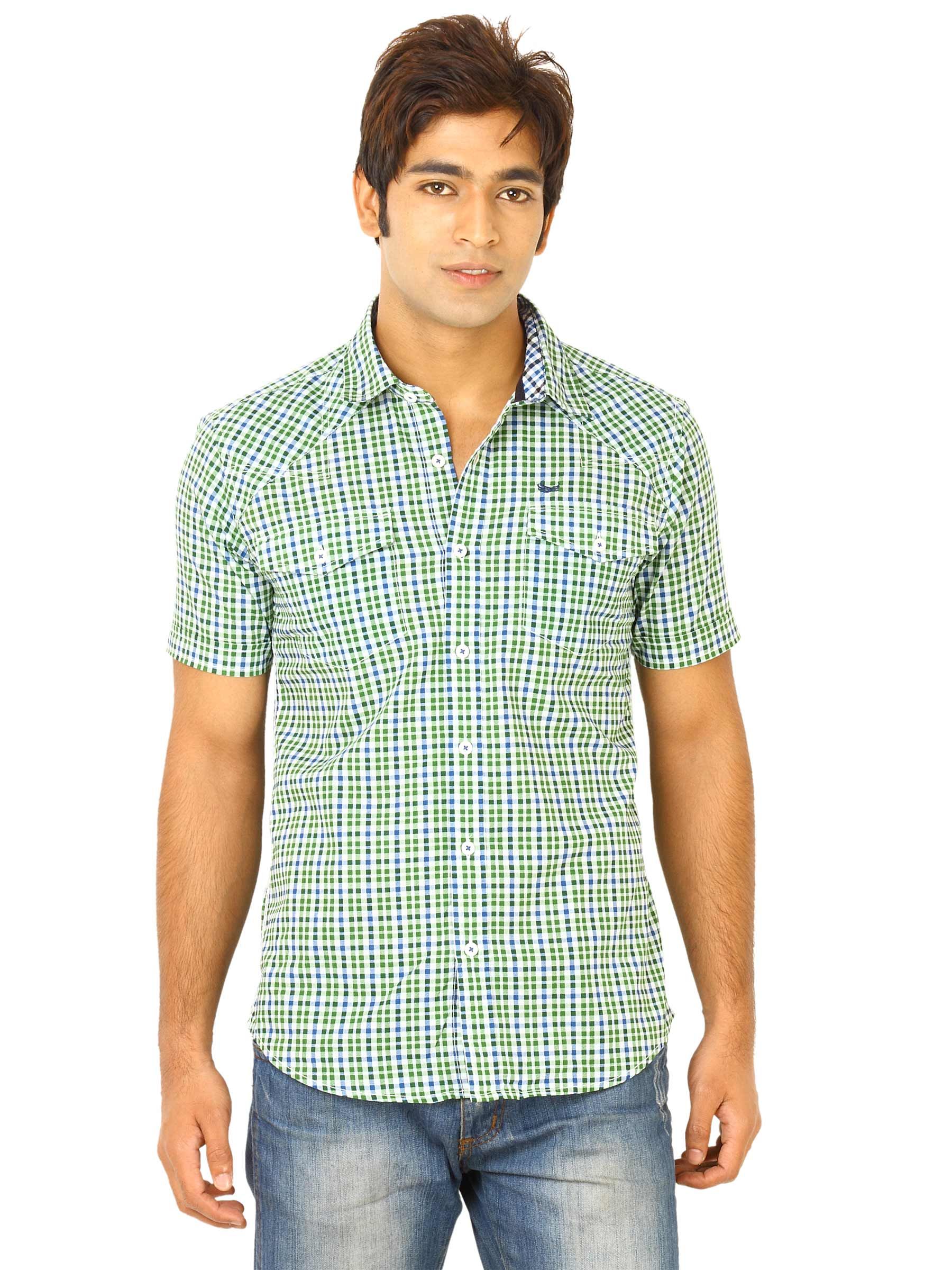 Flying Machine Men HS Green Shirts