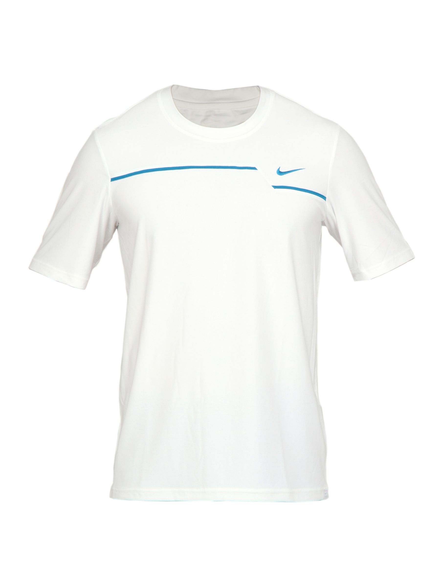 Nike Men Solid White T-shirt