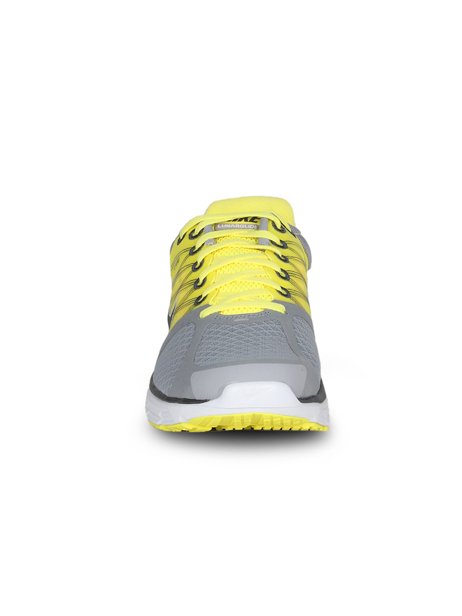 Buy Nike Men's Lunarglide 2 Grey Yellow Shoe - Sports Shoes for