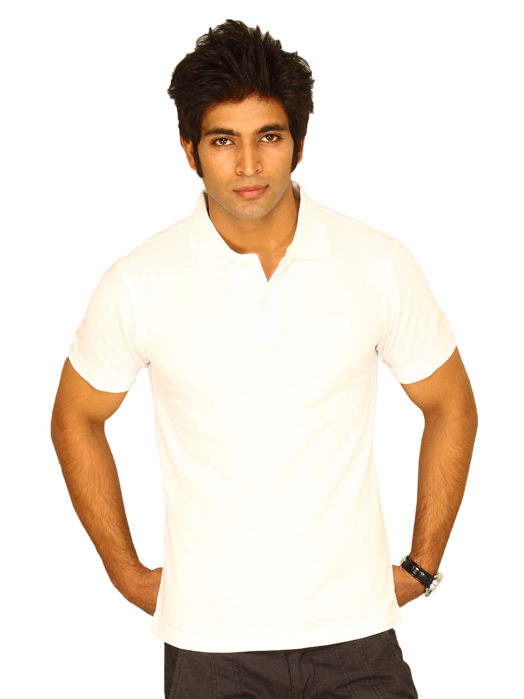 Lee Men's White Polo T-shirt