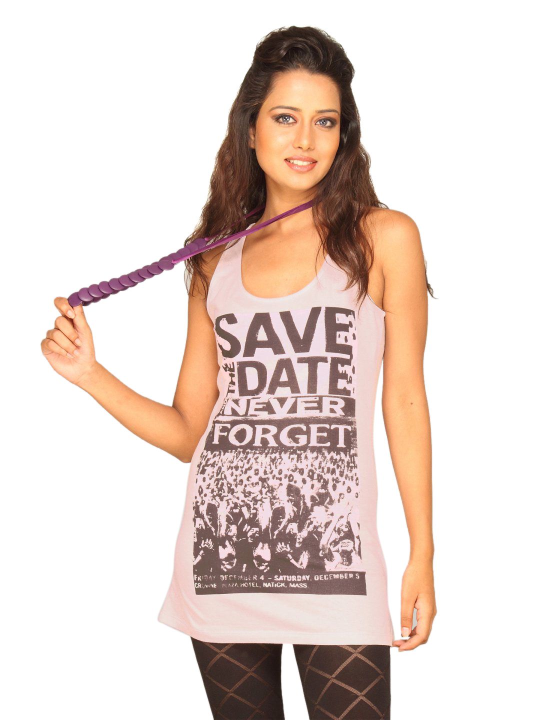 UCB Women's Racerback Print Pink T-shirt