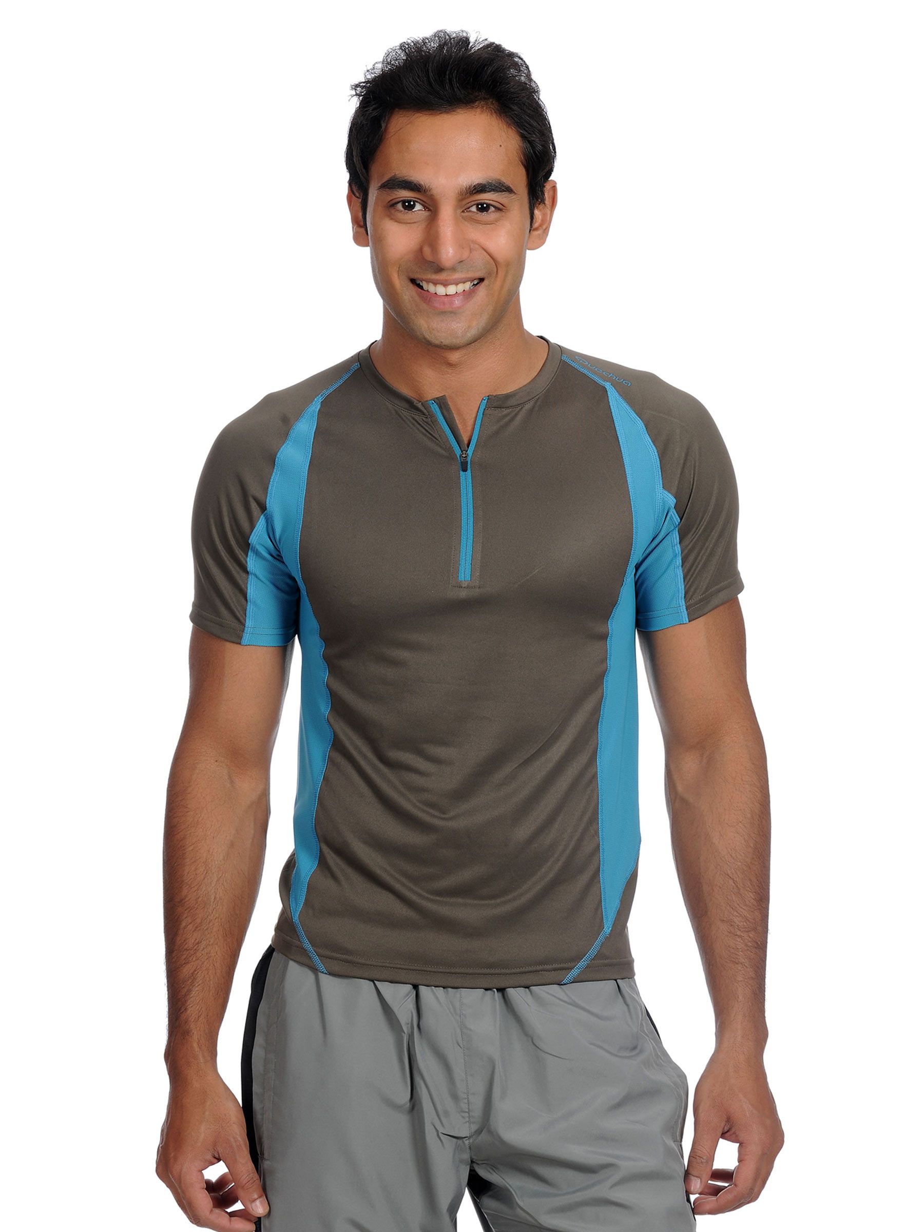 Quechua Mens Brown T-shirt