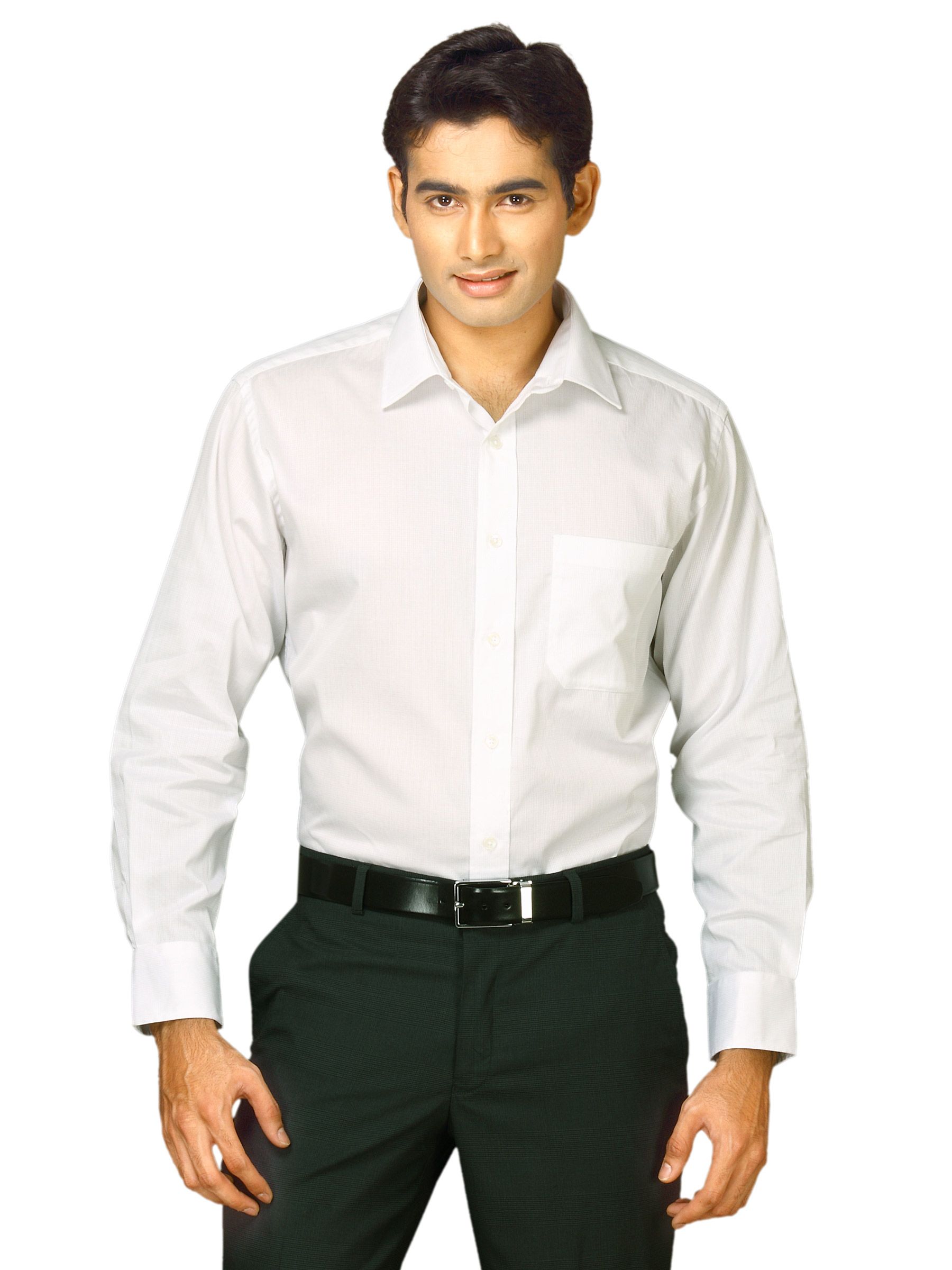 John Miller Men Solid White White Shirts