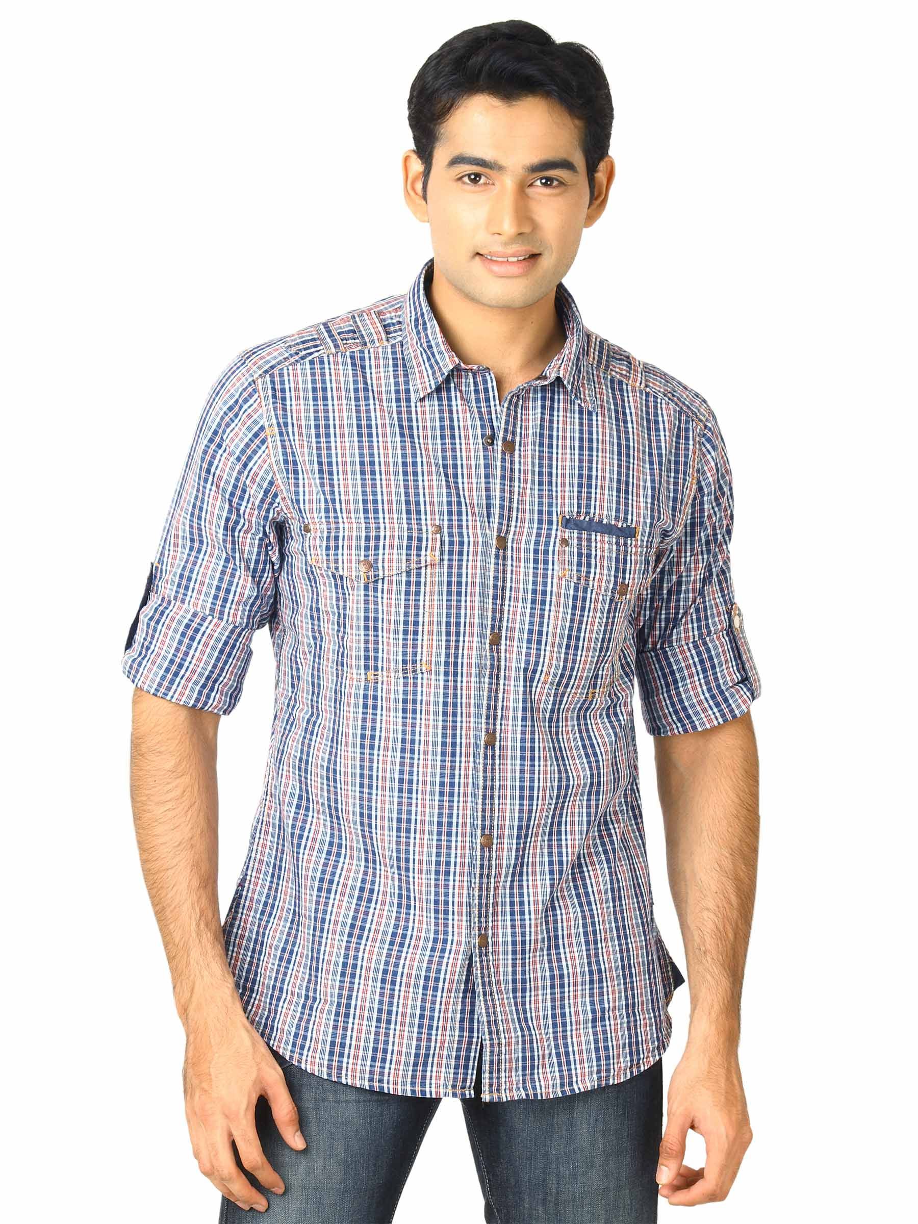 Scullers Men Scul Blue White Shirts