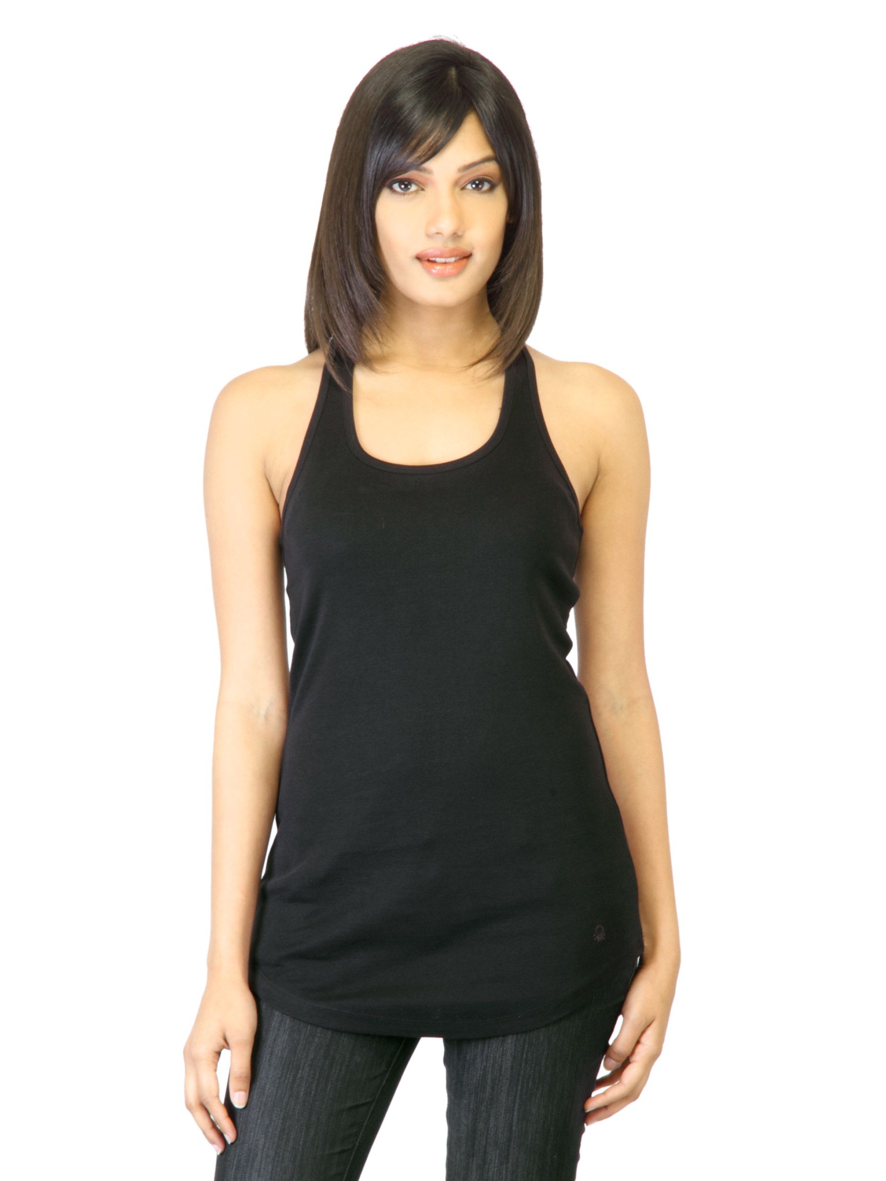 United Colors of Benetton Women Black Top