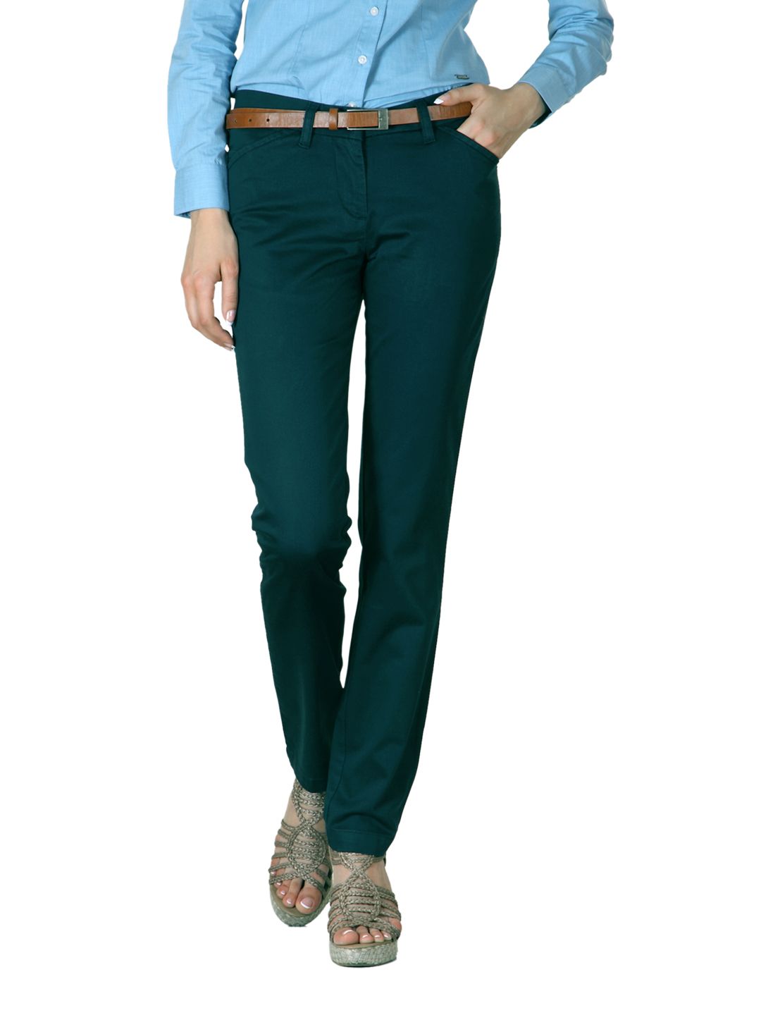 Arrow Woman Navy Blue Trouser