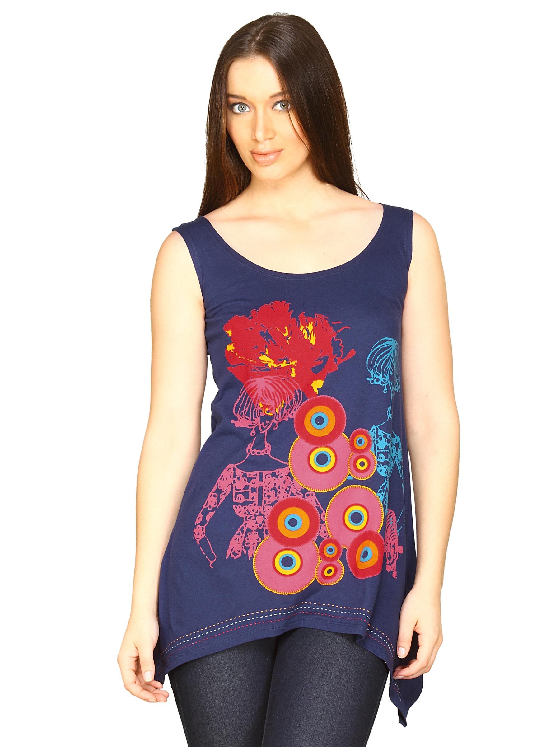 Jealous 21 Women Navy Blue Top