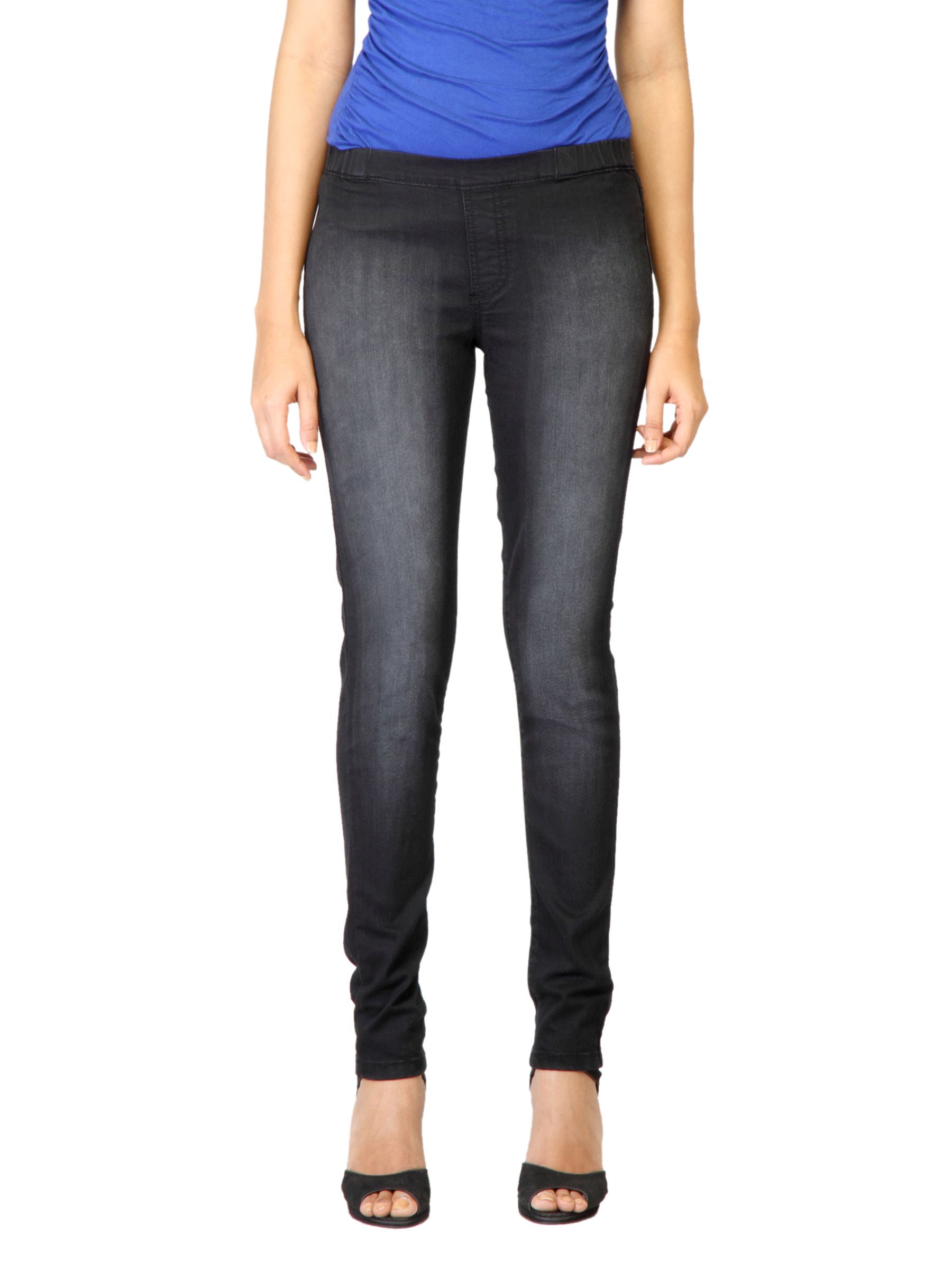 Jealous 21 Women Washed Black Jeggings
