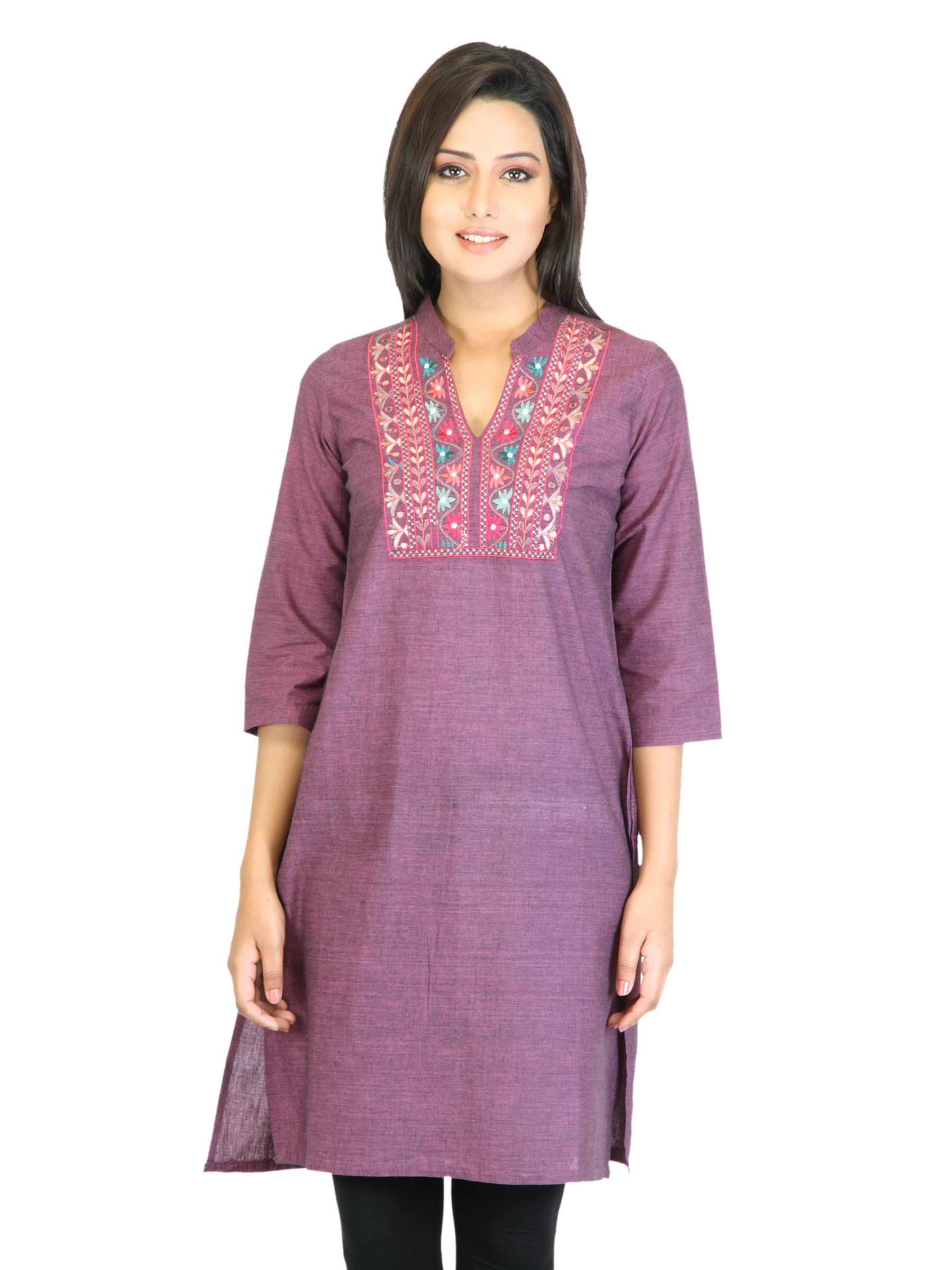 Aurelia Women Purple Kurta