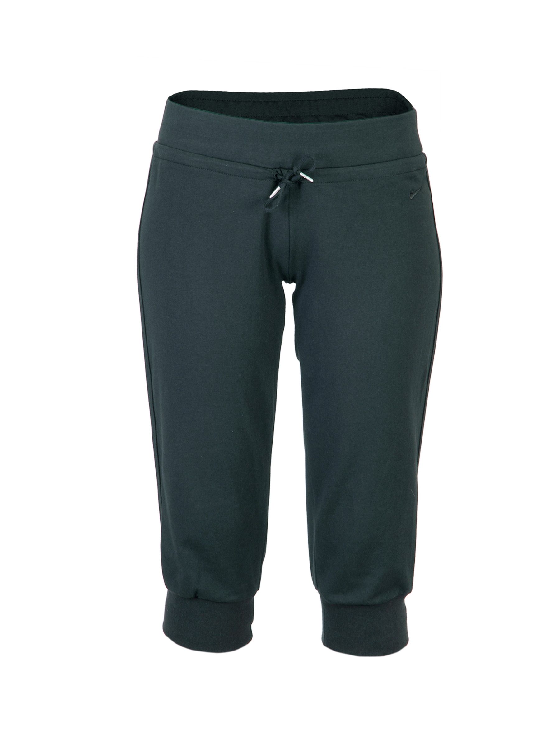 Nike Women Jersey Cuffed Black Capris