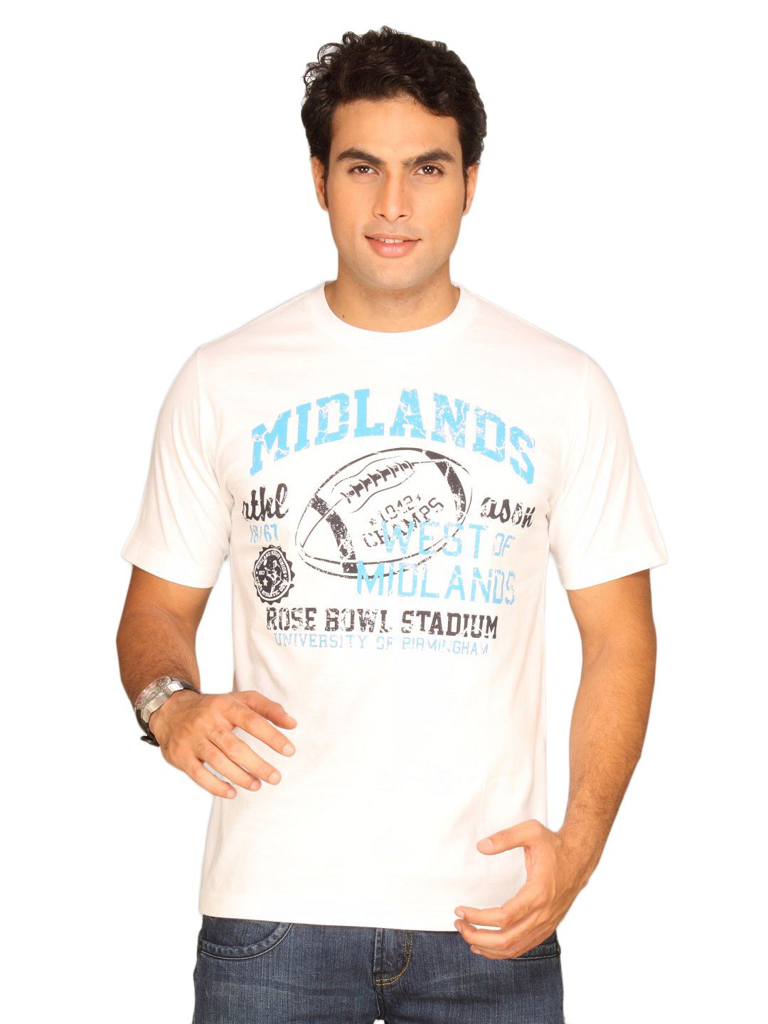 Locomotive Men's MidLand White T-shirt
