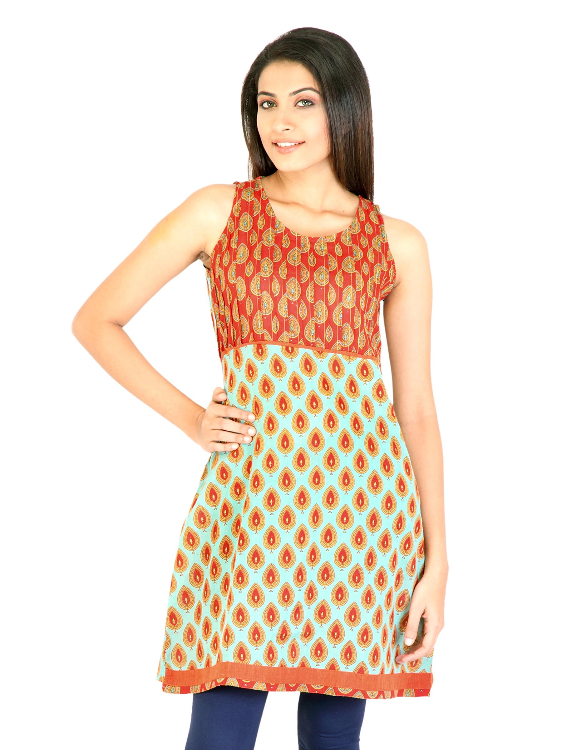 Mother Earth Women Shilpis Collt Blue Kurtas