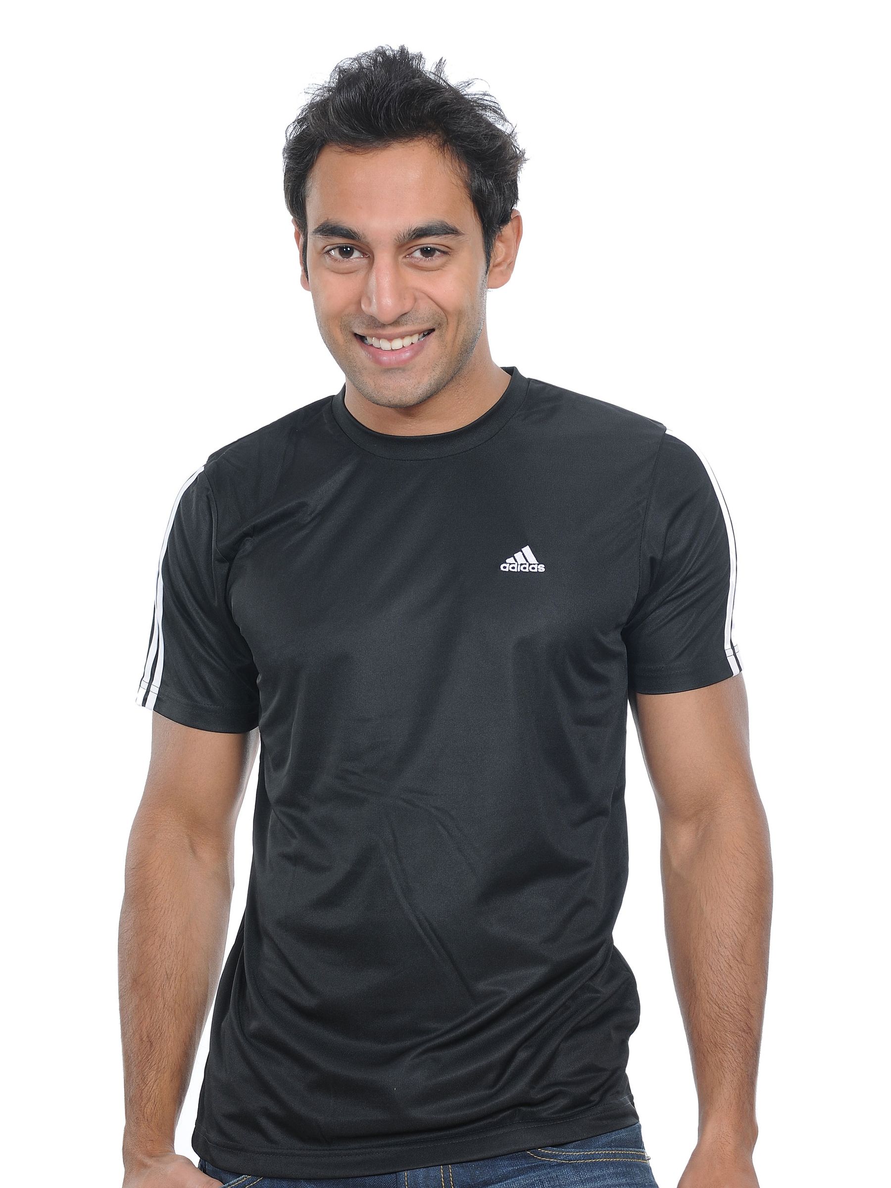 ADIDAS Men's Crew Black T-shirt