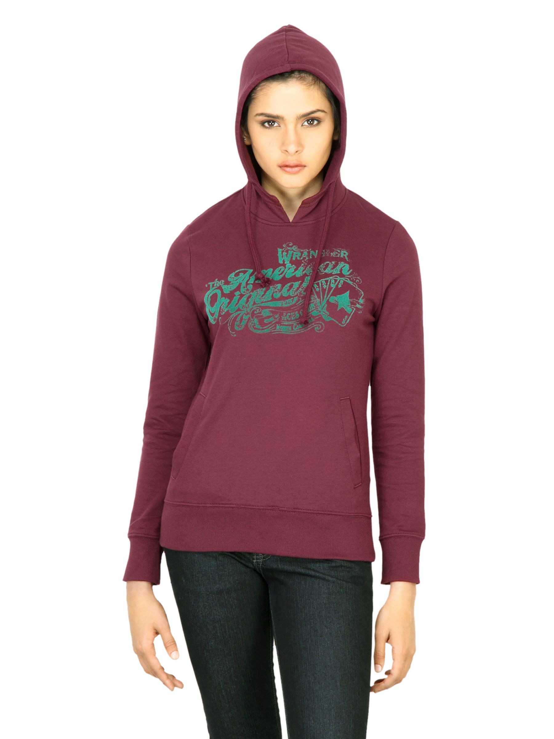Wrangler Women American Brown Sweatshirt