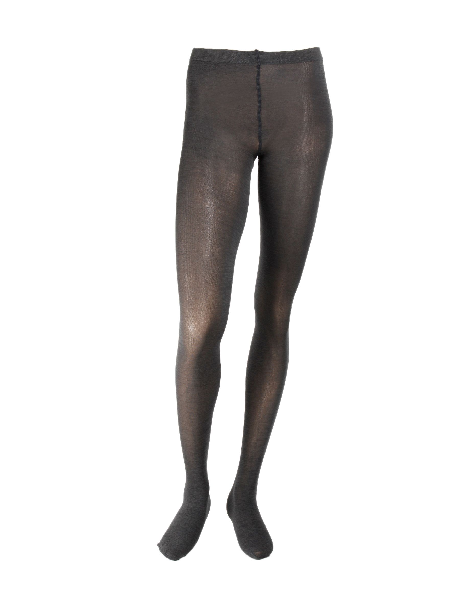United Colors of Benetton Women Solid Grey Stockings