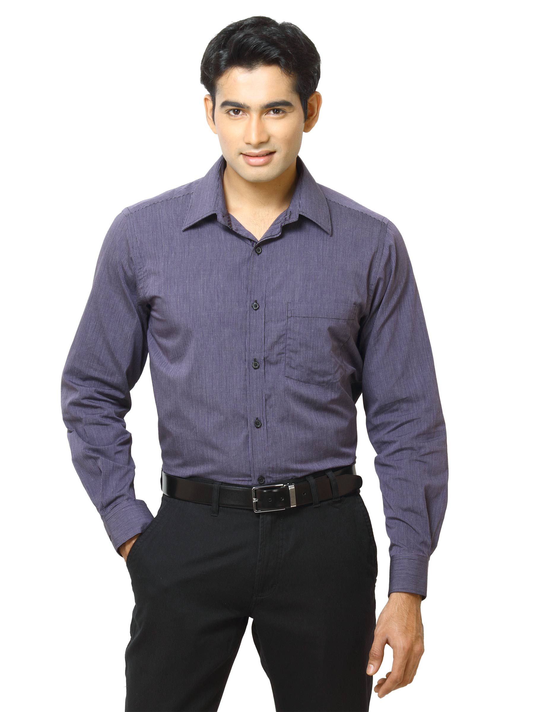 Indigo Nation Men Bling Blue Shirts