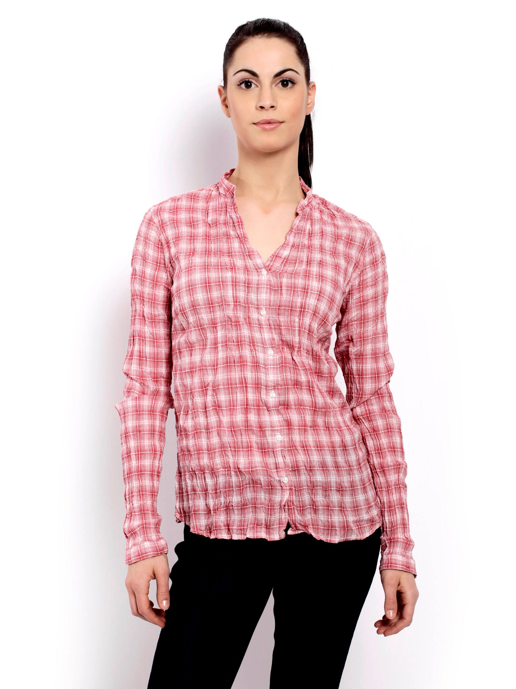 United Colors of Benetton Women Light Winter Orange Shirts