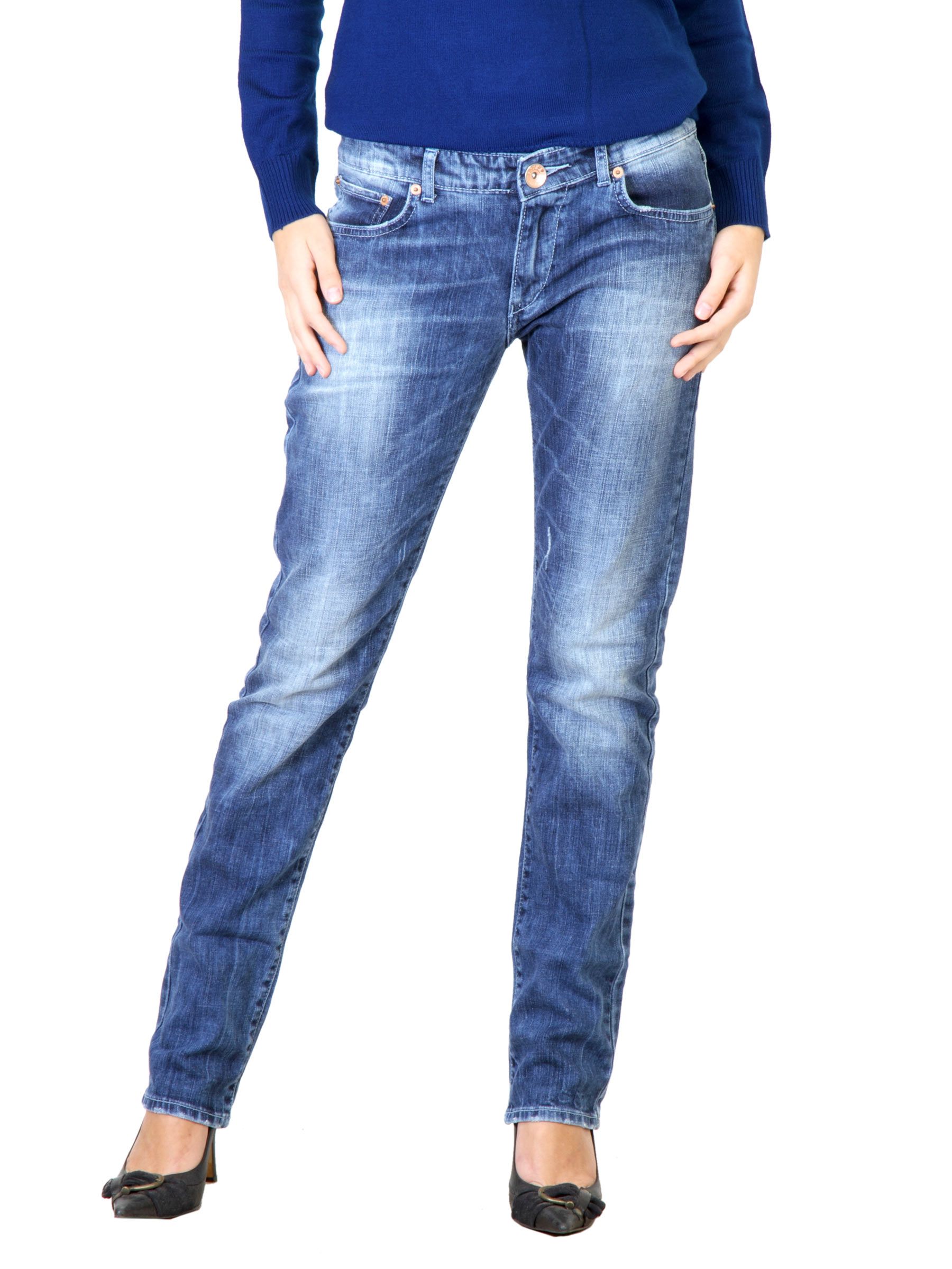 Spykar Women Blue Washed Jeans