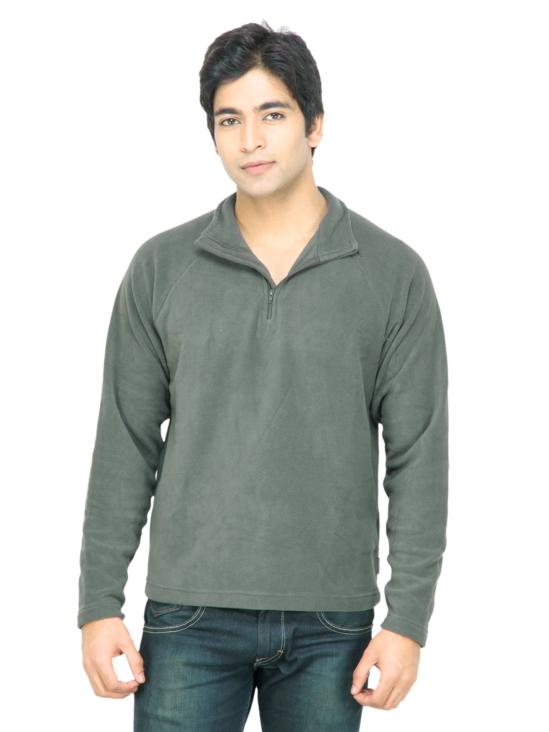 Quechua Men Fleece Olive Sweatshirt