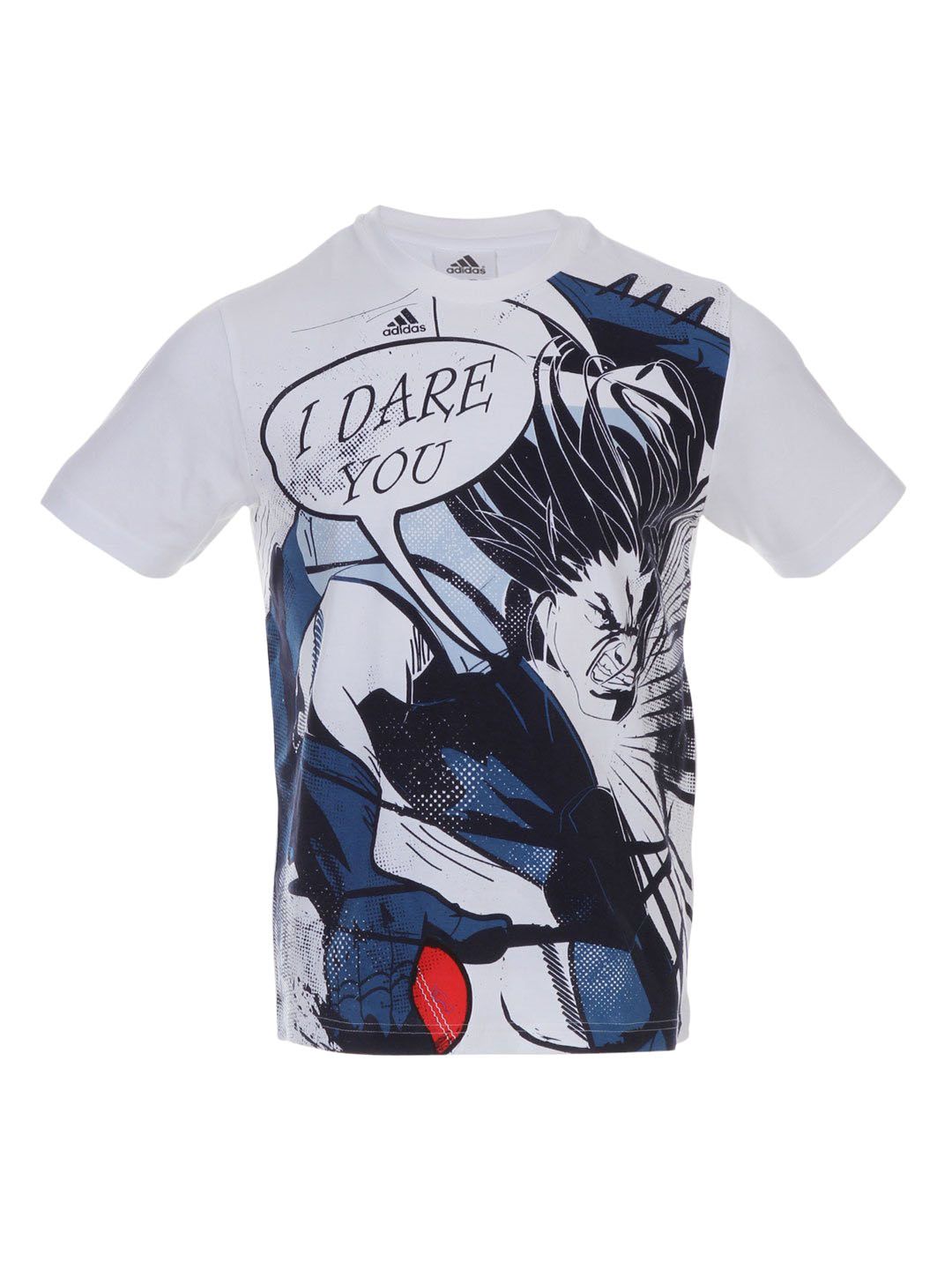 ADIDAS Men's Delhi Daredevils Graphic White T-shirt