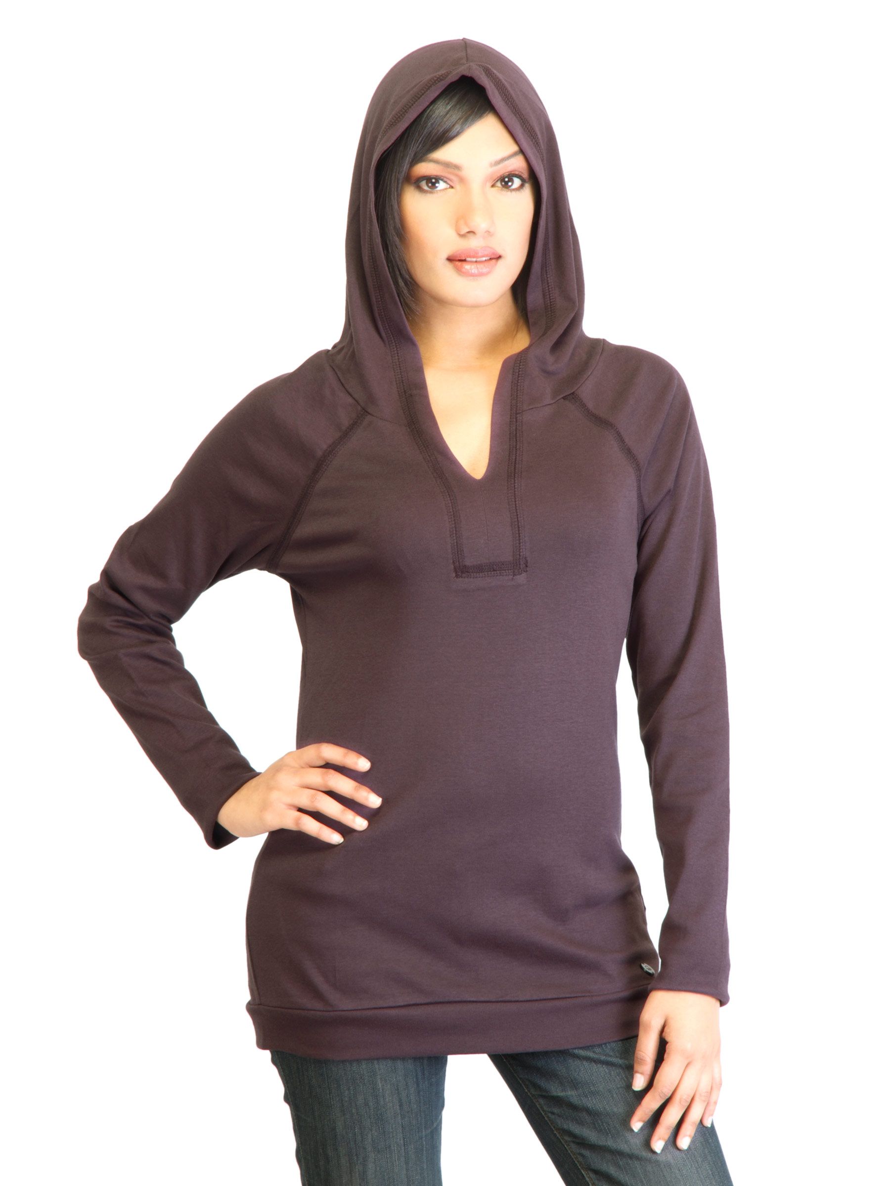 United Colors of Benetton Women Purple Sweatshirt