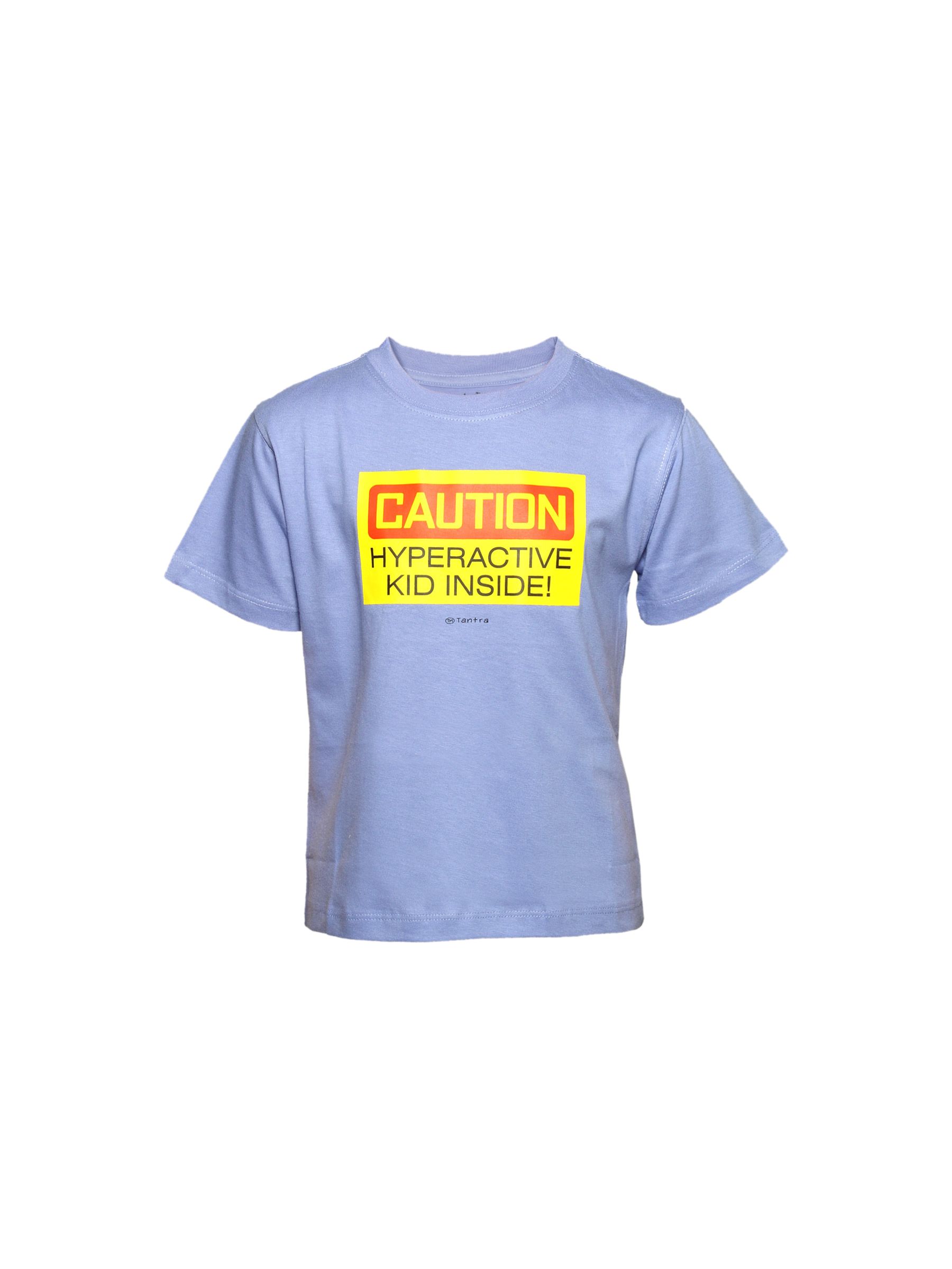 Tantra Kid's Unisex Caution Blue Kidswear