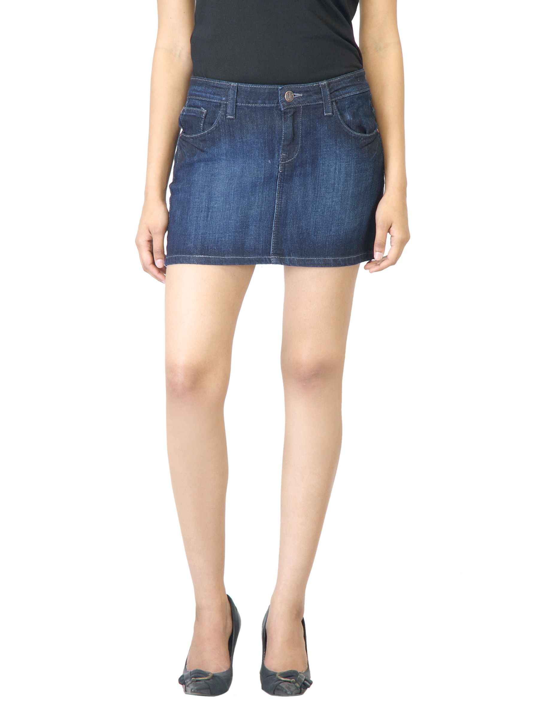 Jealous 21 Women Navy Blue Skirts