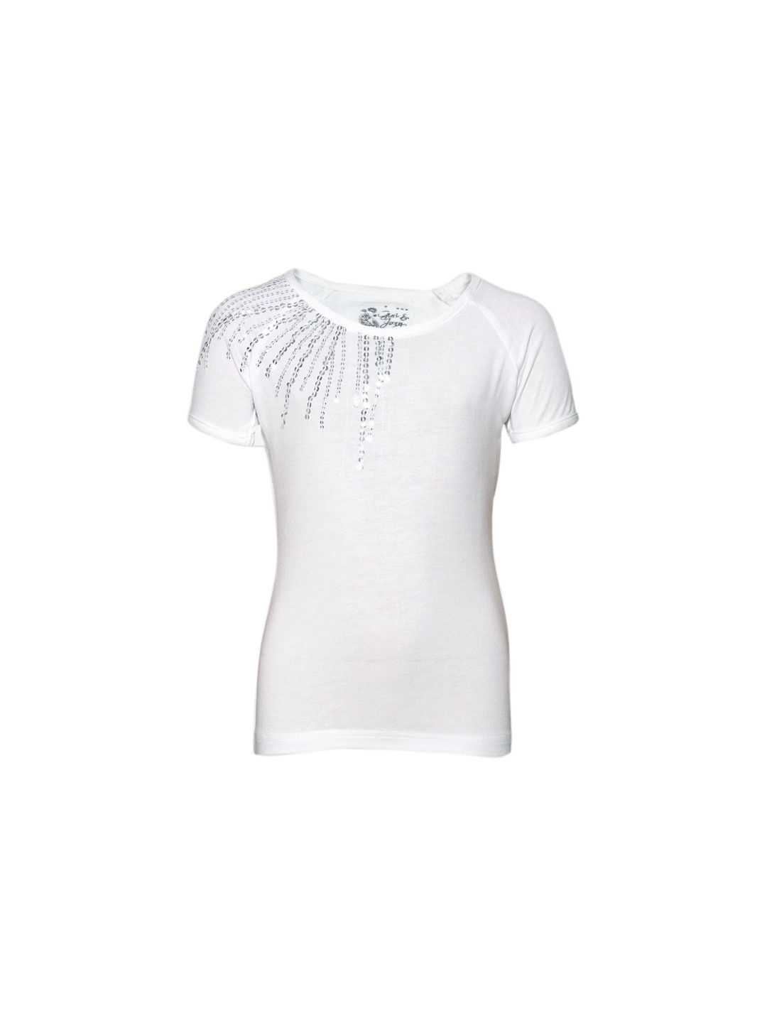 Gini and Jony Girl's Peggy White Kidswear