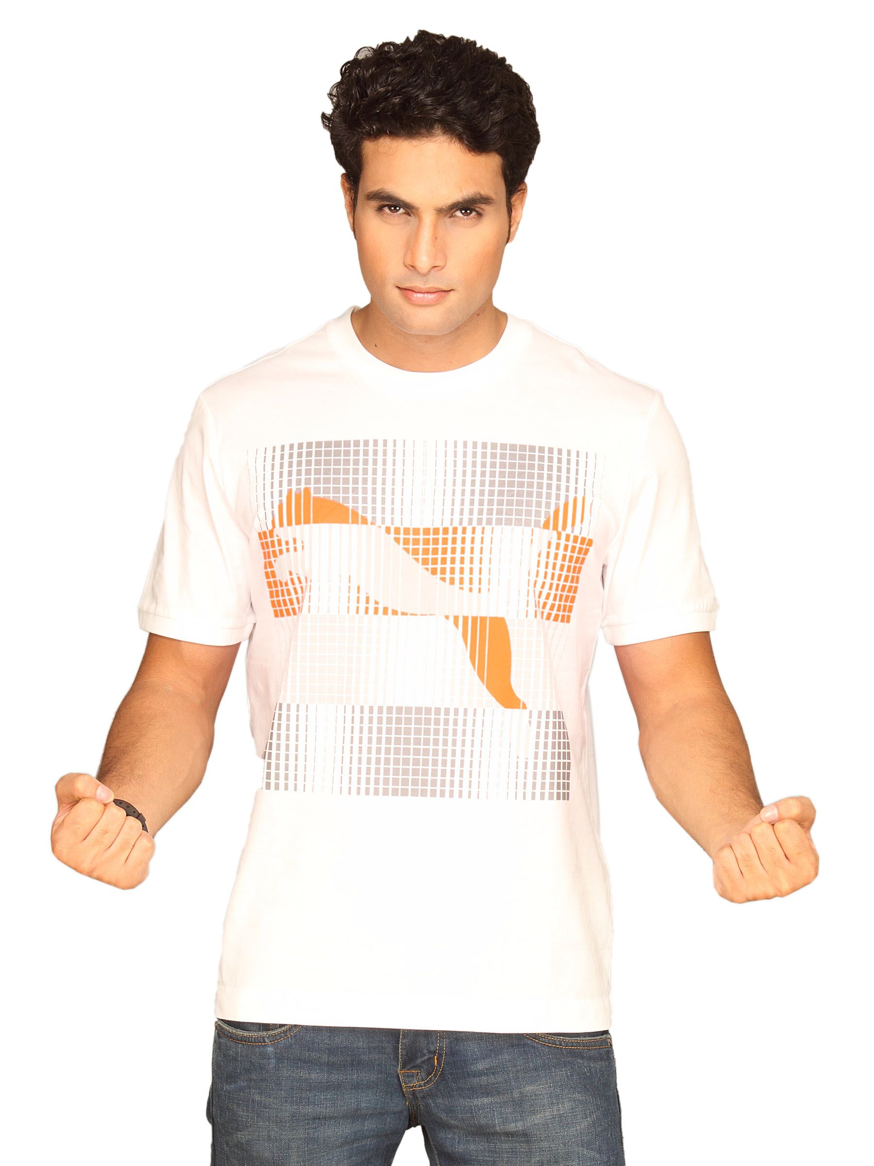 Puma Men's Summer Graphic White T-shirt