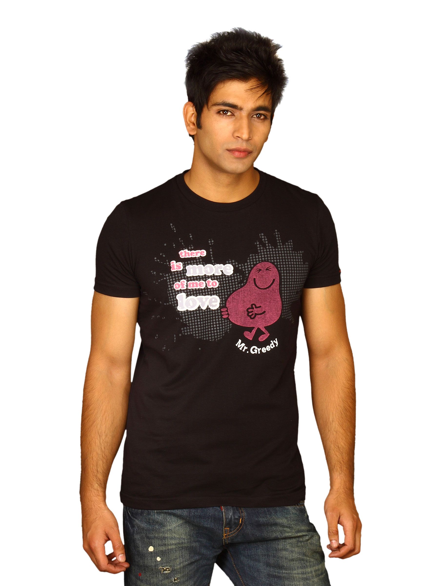 Mr.Men Men's Is There More Love Black T-shirt