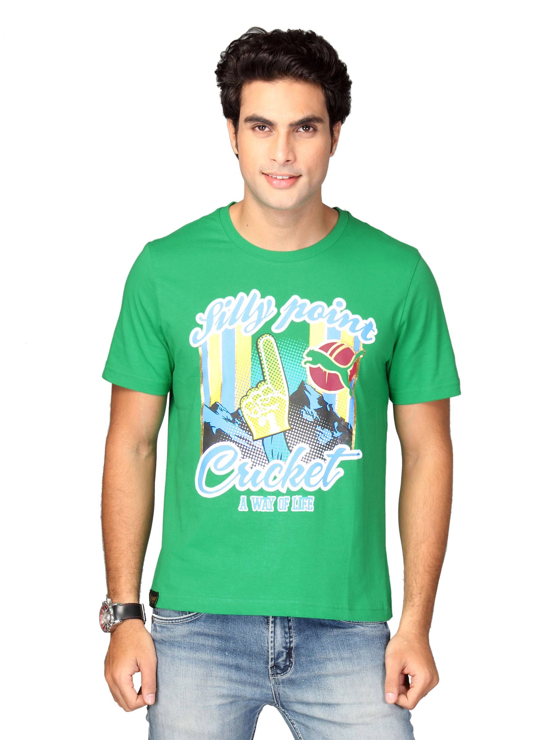Puma Men's Silly Point Green T-shirt