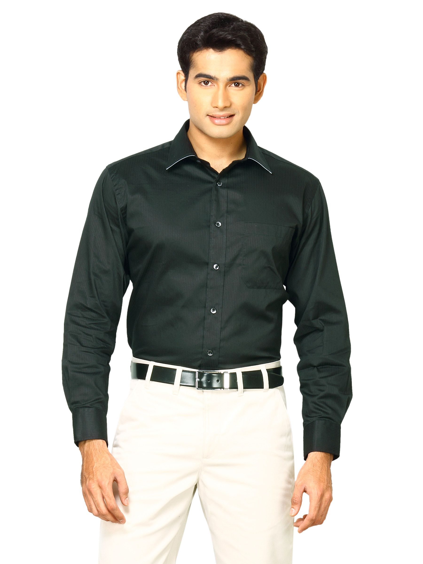 John Miller Men Black Shirt
