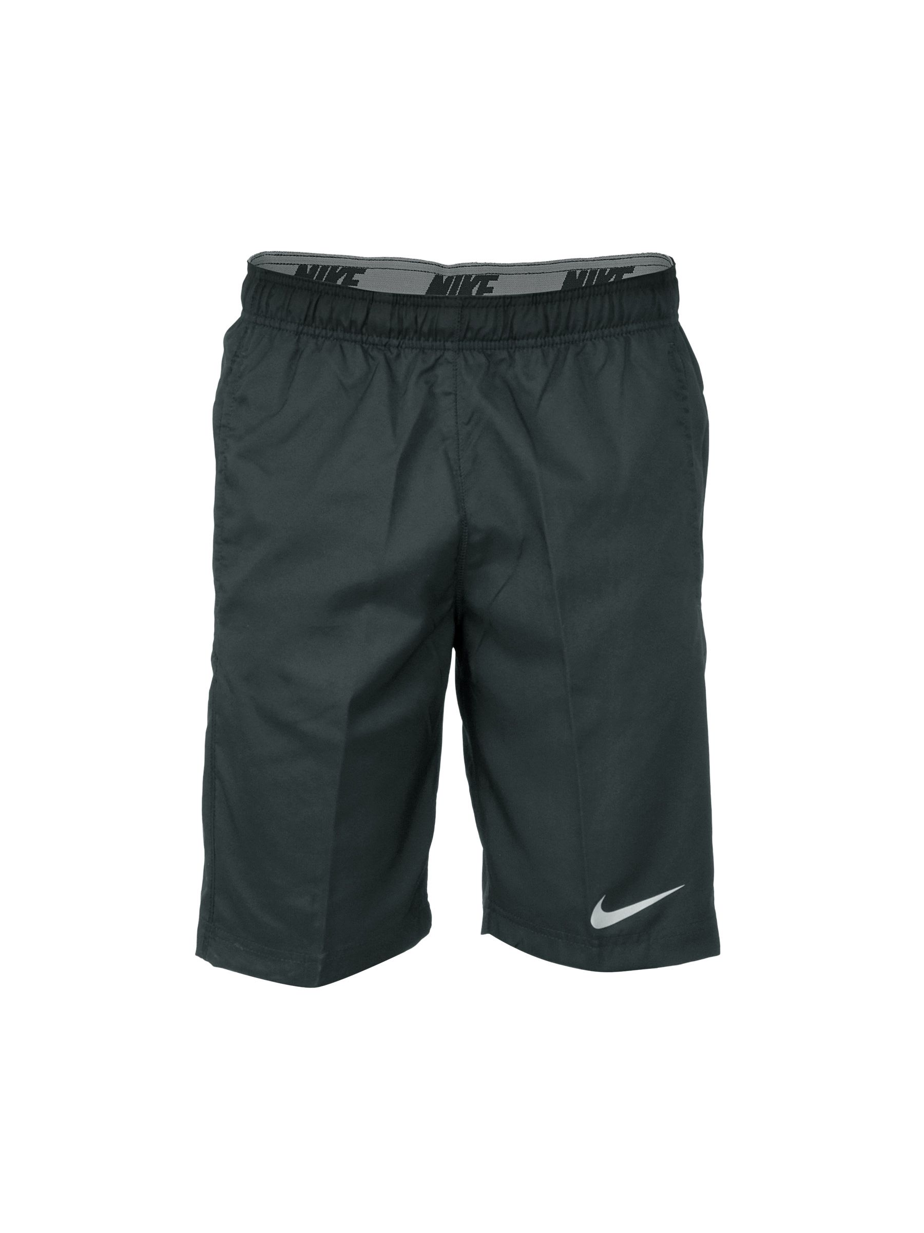 Nike Men Solid Navy Blue Shorts