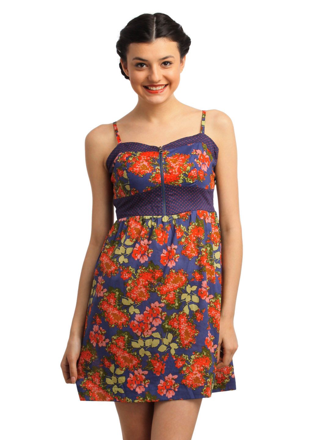 Remanika Women Navy Blue Dress