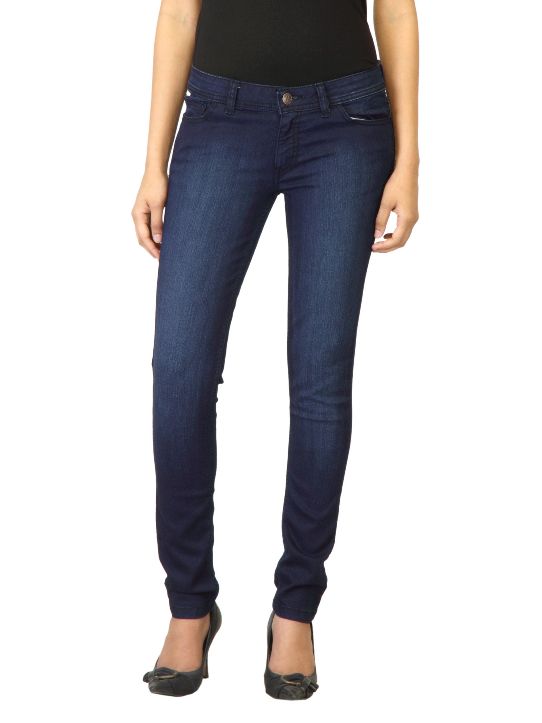 Jealous 21 Women Washed Blue Jeans