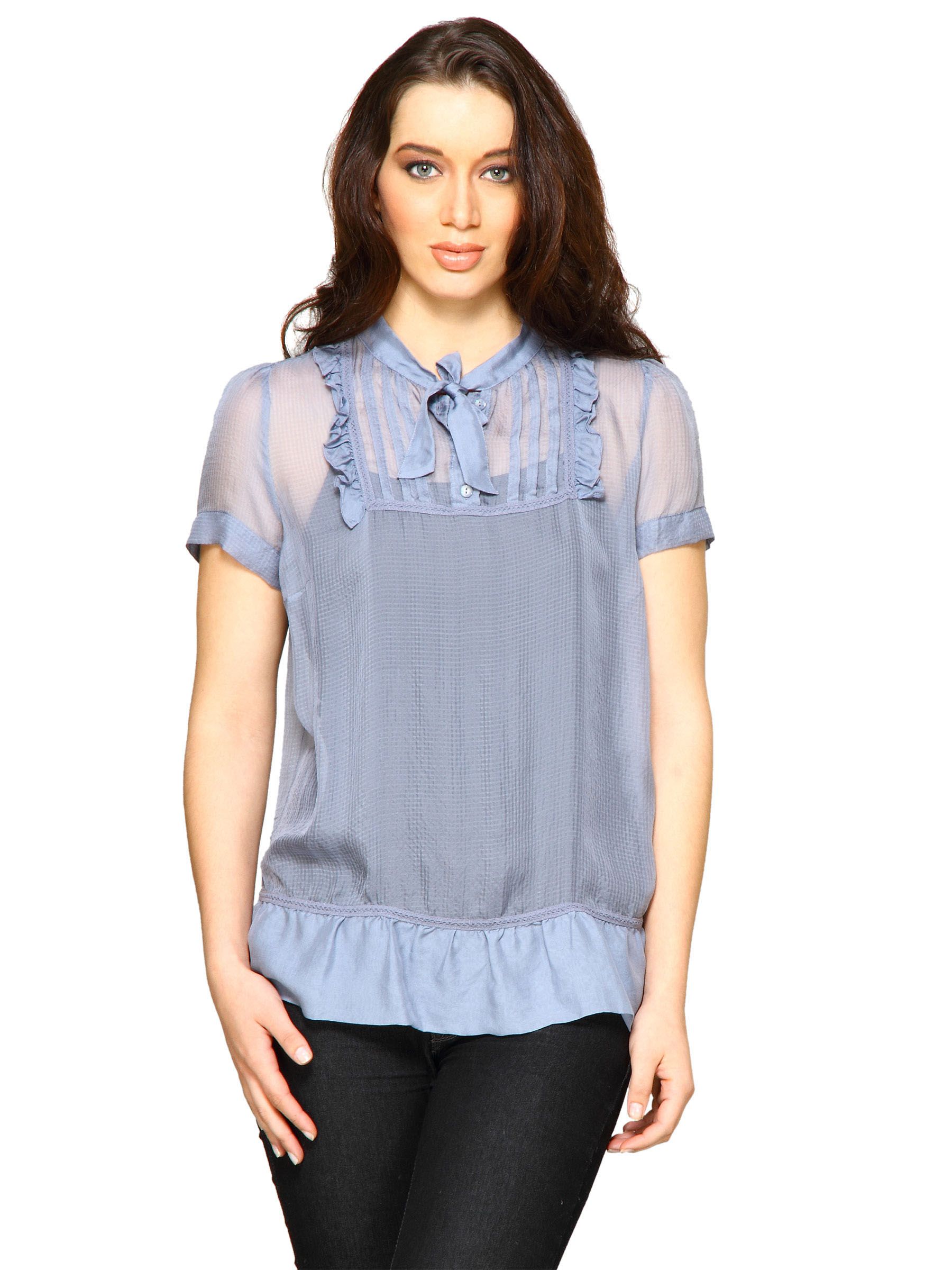 s.Oliver Women's Blue Tops