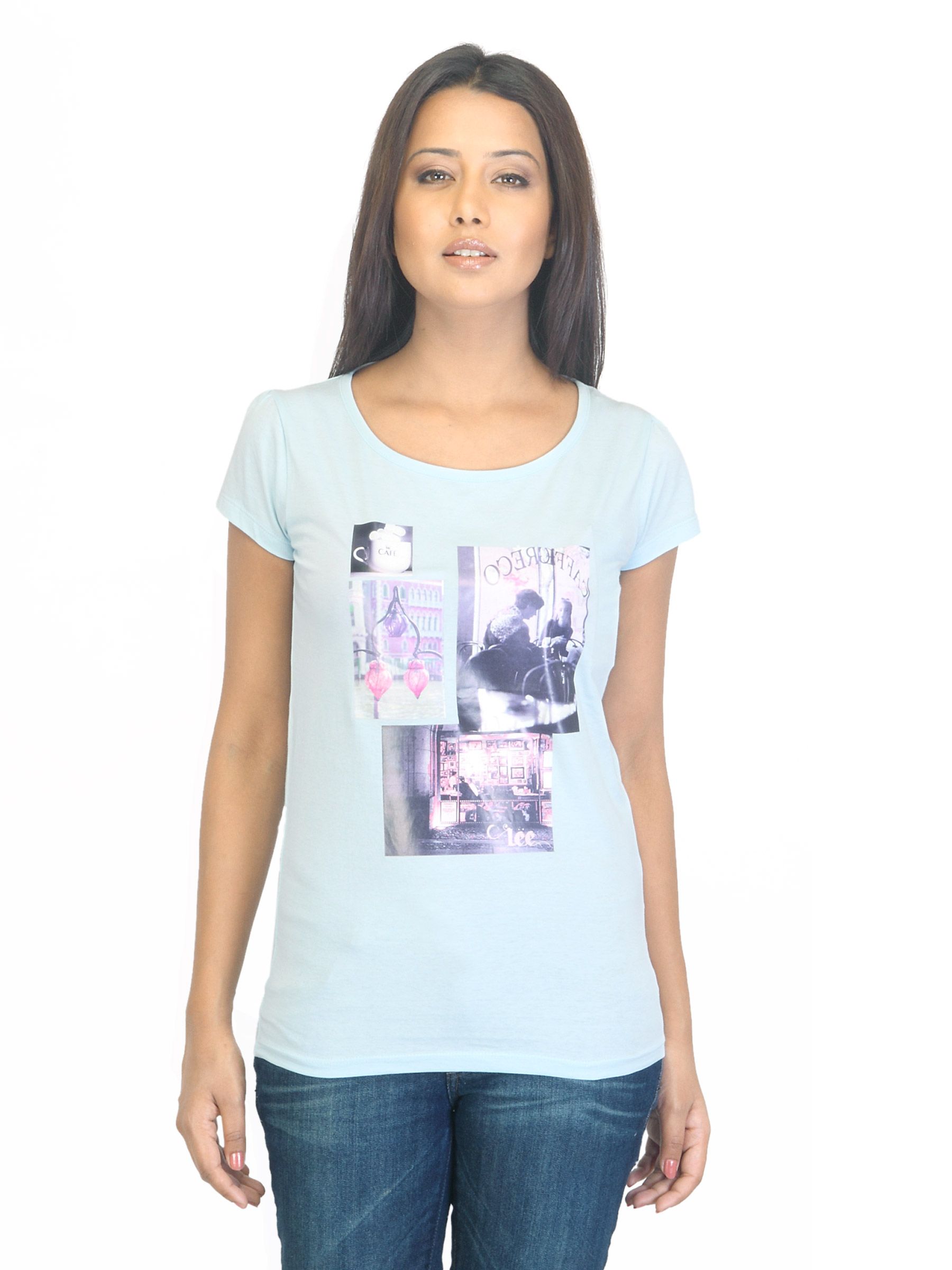 Lee Women Beyoce Blue T-shirt