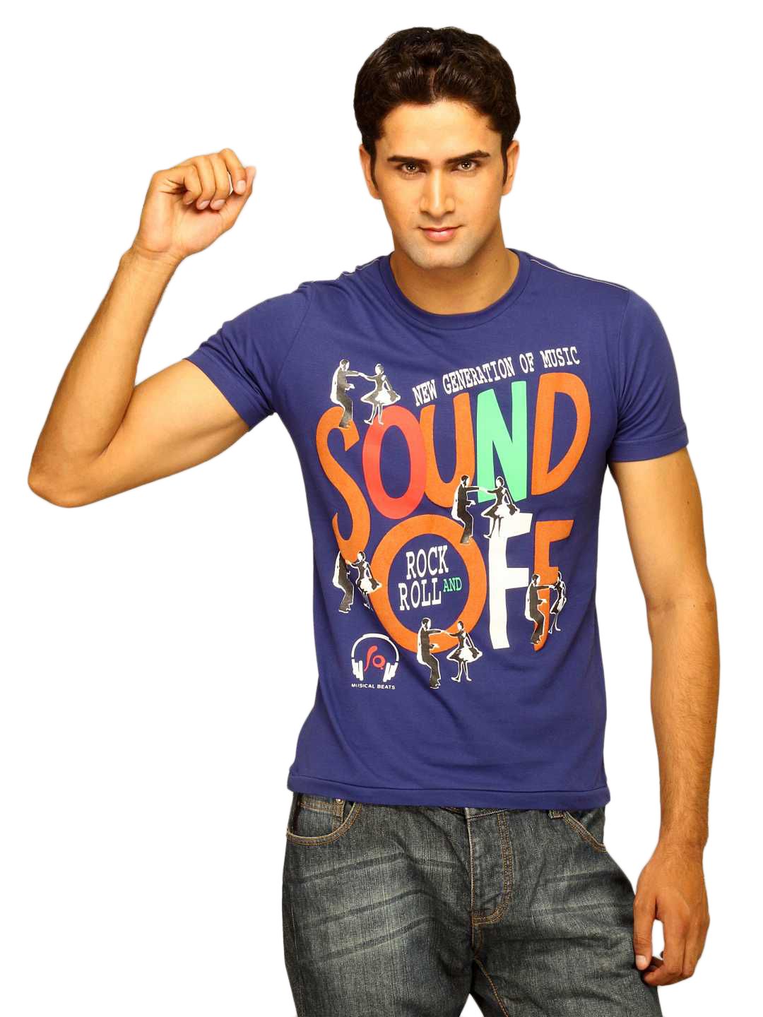 Status Quo Men's Sound Off Blue T-shirt