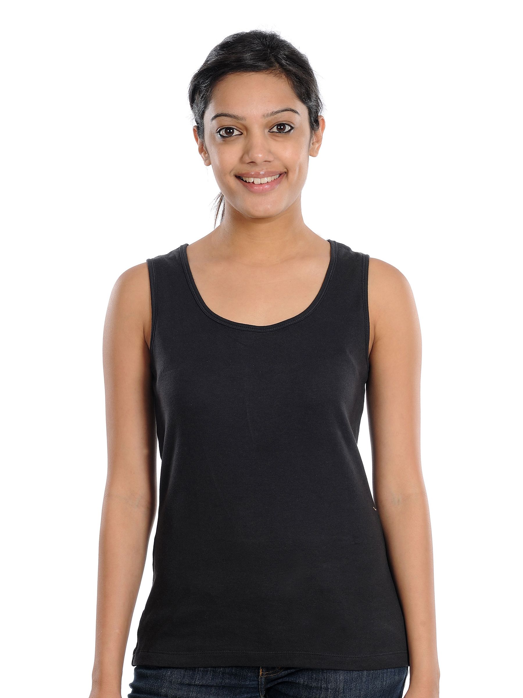 Domyos Women Black Tank Top
