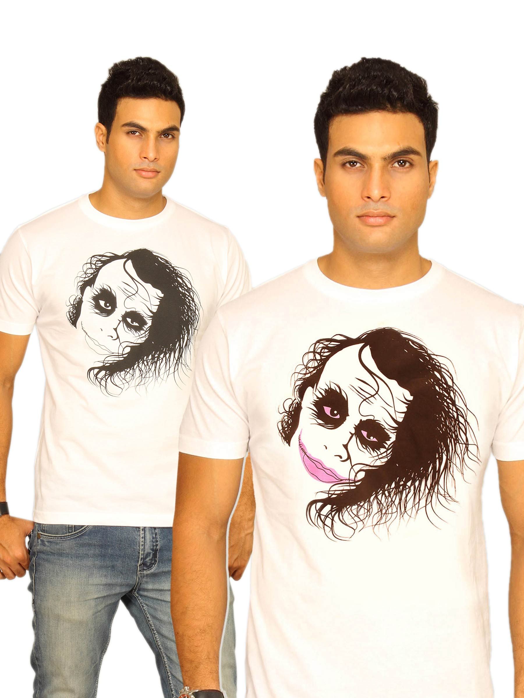 Inkfruit Men's Joker White UV T-shirt
