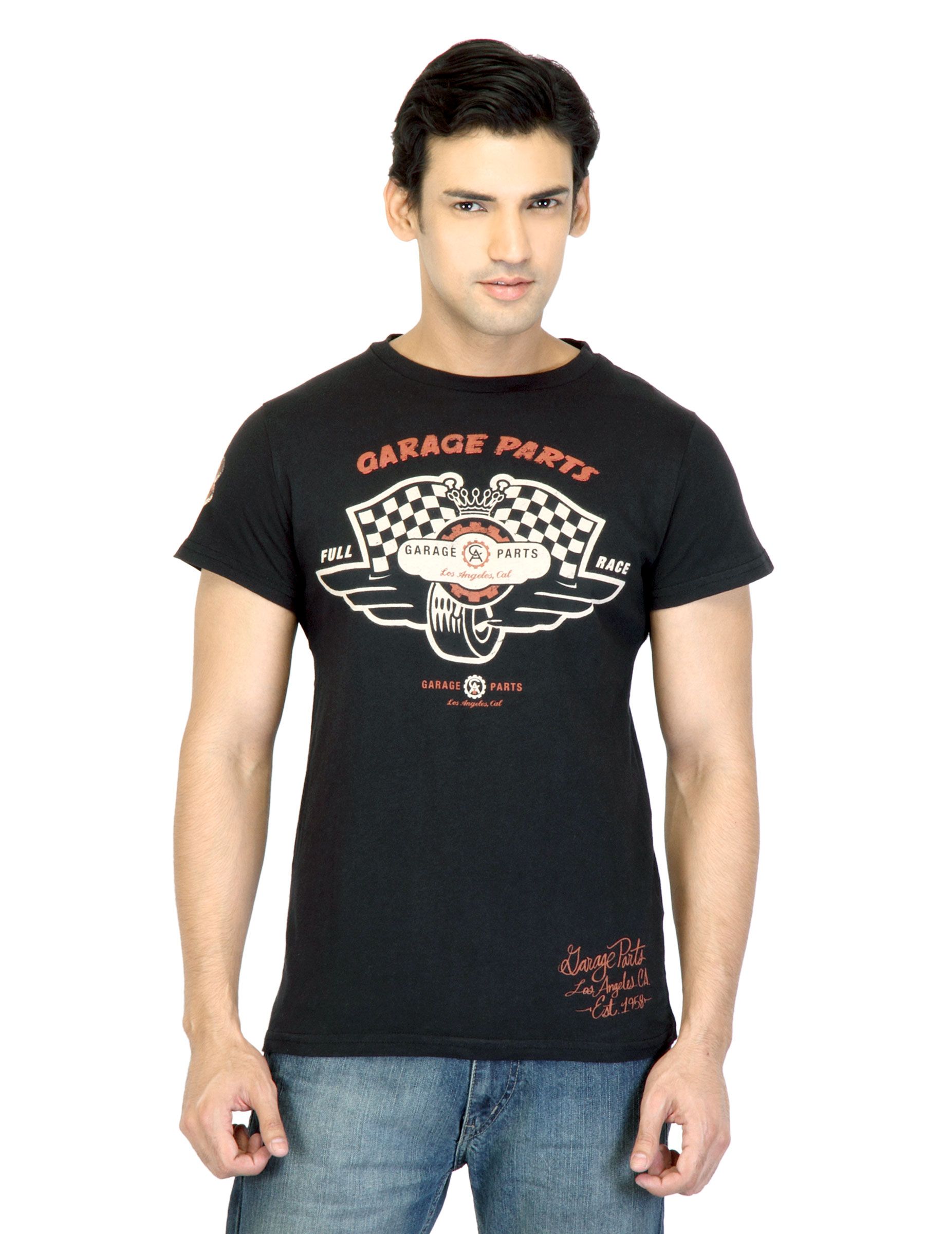 Ed Hardy Men Black T-shirt