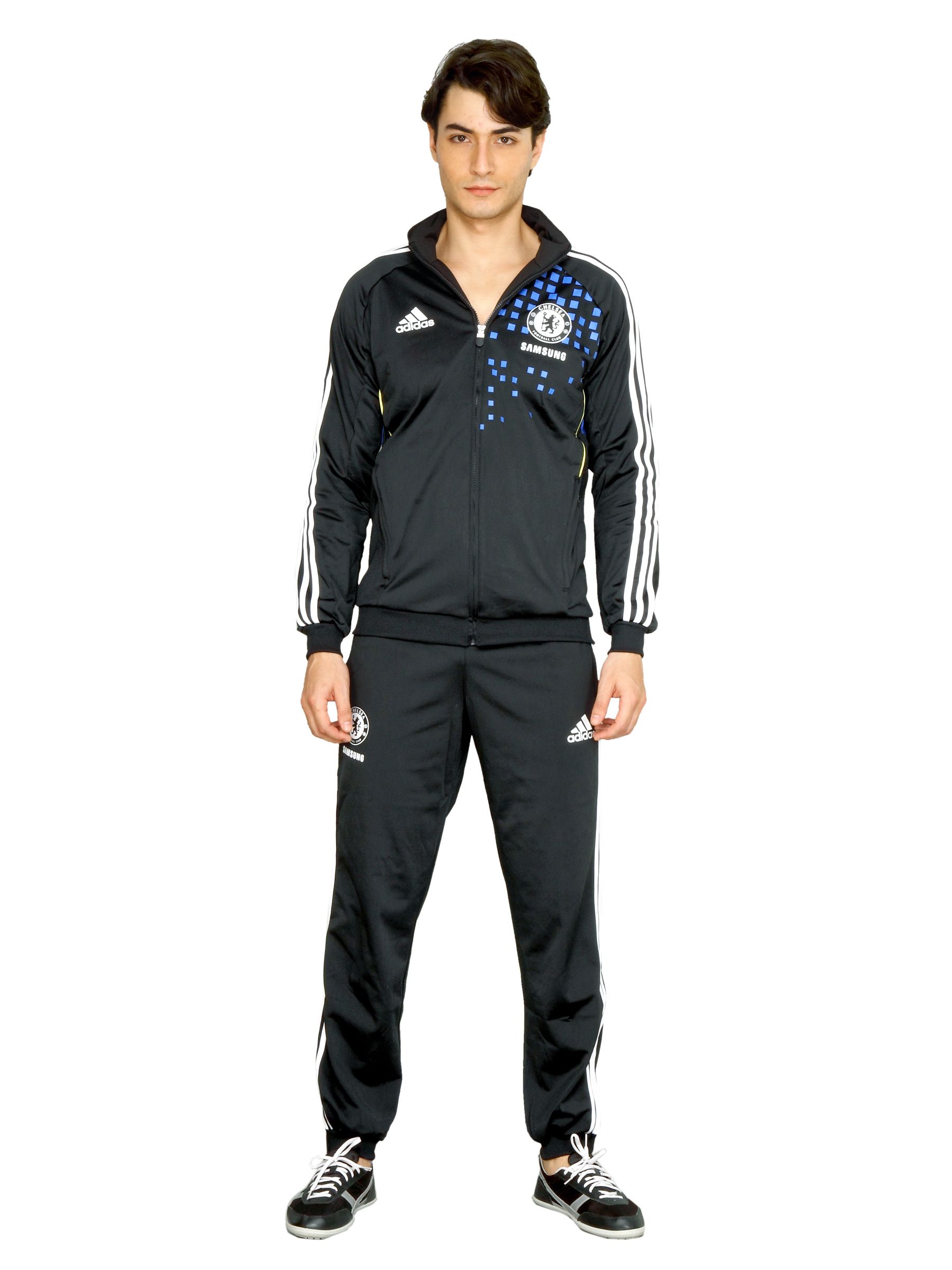 ADIDAS Men Cfc Pes Black Tracksuits