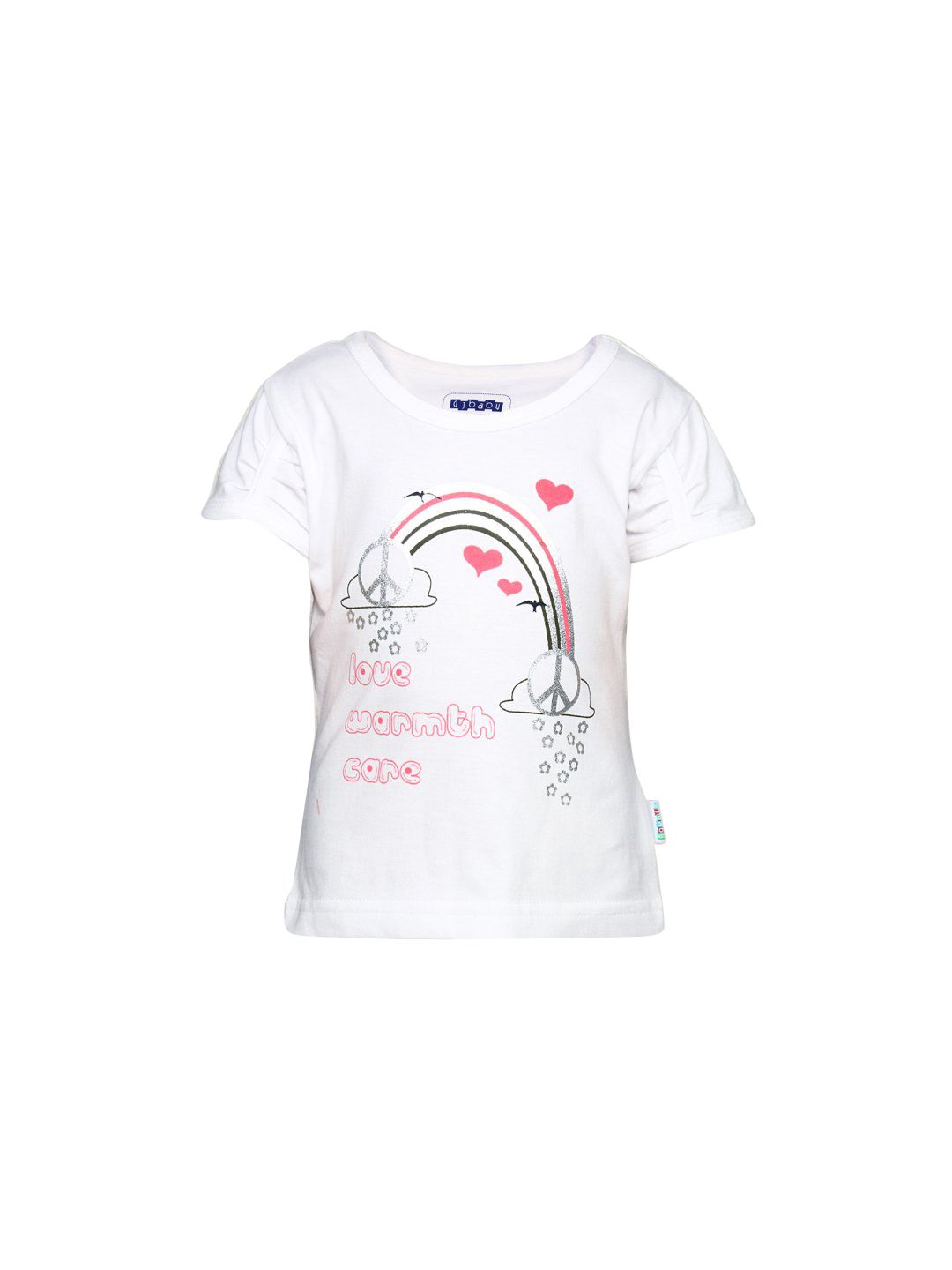 Gini and Jony Girl's Vollie White Infant Kidswear